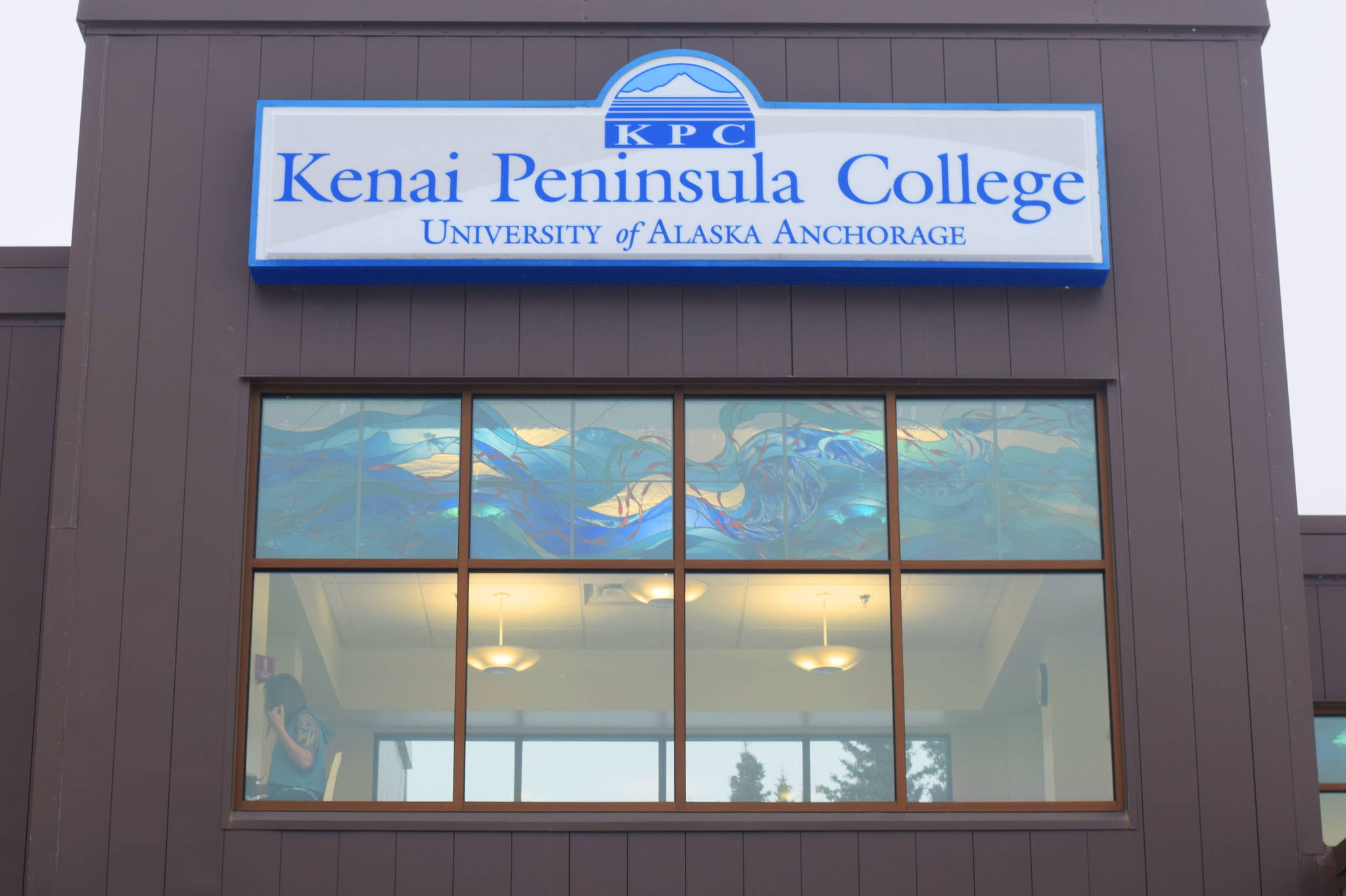 The sign at the front of Kenai River Campus’s main building as seen on Tuesday, Jan. 22, 2019. (Photos by Brian Mazurek/Peninsula Clarion)