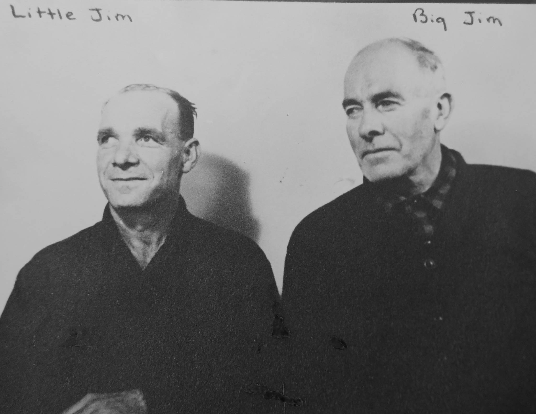 James “Little Jim” Dunmire (left) and James “Big Jim” O’Brien. (Photo courtesy of Mona Painter)