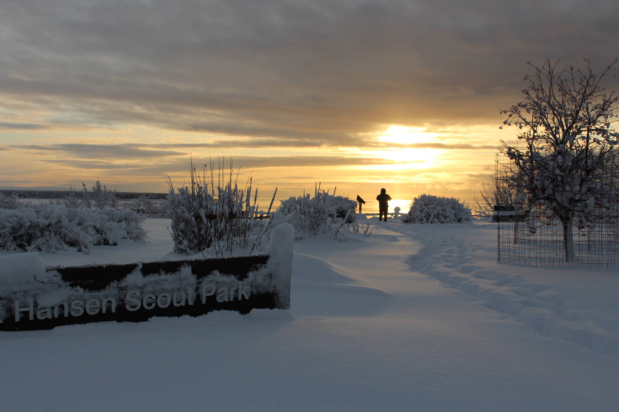 Erik Hansen Scout Park can be seen here in Kenai, Alaska on Dec. 3, 2019. (Photo by Brian Mazurek/Peninsula Clarion)