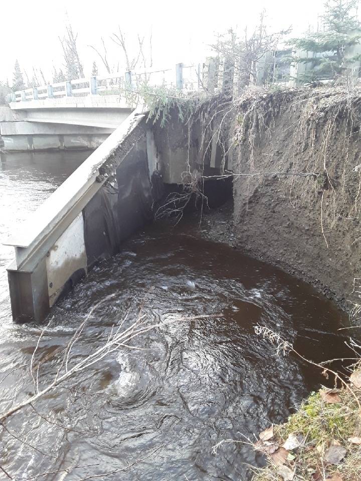 Cottonwood Lane Bridge near Anchor Point, Alaska. (Photo courtesy of Kenai Peninsula Borough Office of Emergency Management)