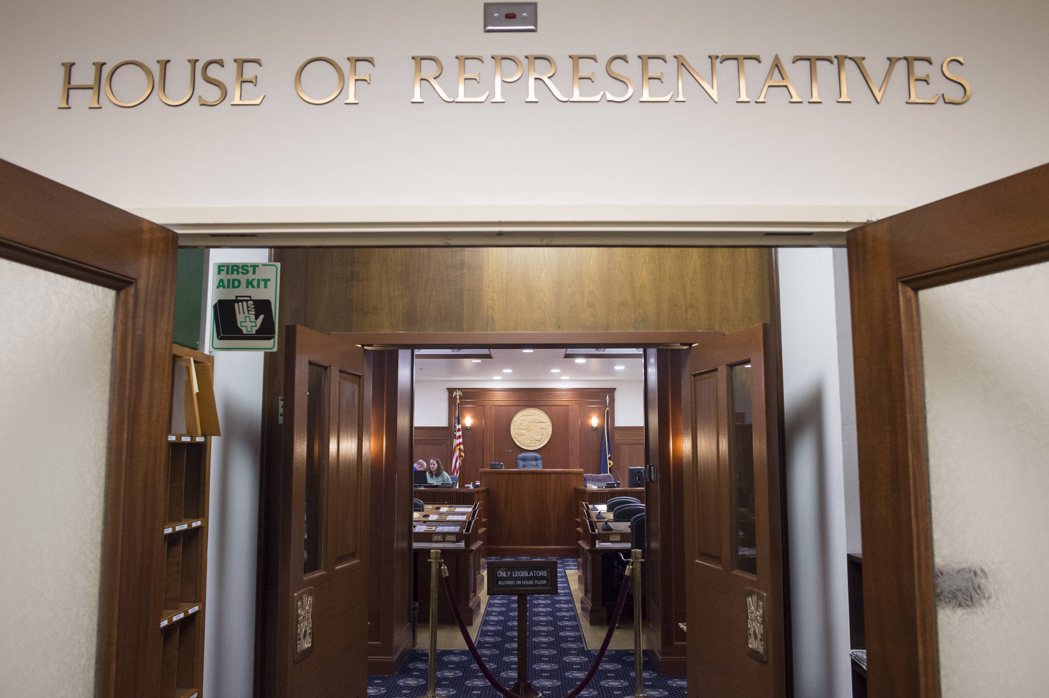 House chambers at the Alaska State Capitol on Jan. 25, 2019. (Michael Penn | Juneau Empire File)