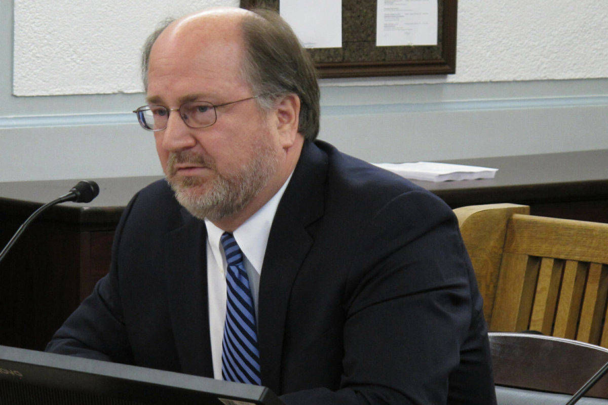 Alaska Attorney General Kevin Clarkson testifies before state senators during a confirmation hearing on Tuesday, Jan. 29, 2019, in Juneau. (Becky Bohrer | Associated Press File)