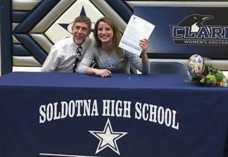 SoHi’s Cannava signs to play soccer at Clark College