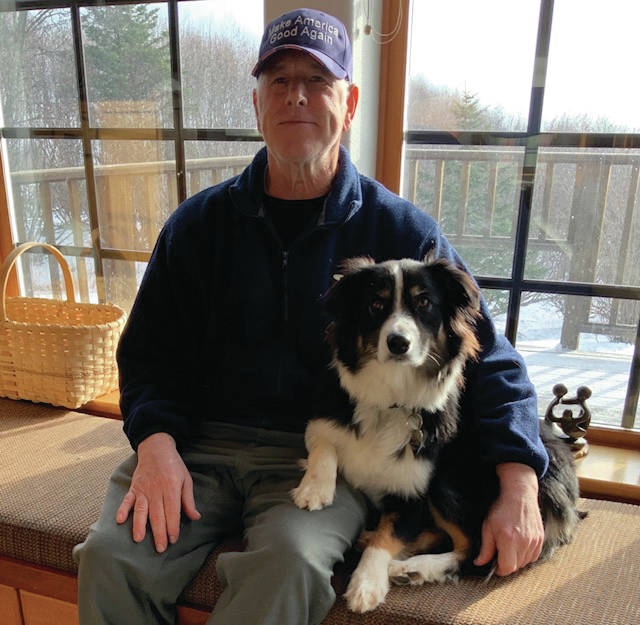 Steve Hughes poses for a photo on Feb. 15, 2020, at his Homer, Alaska, home. (Photo courtesy of Steve Hughes)