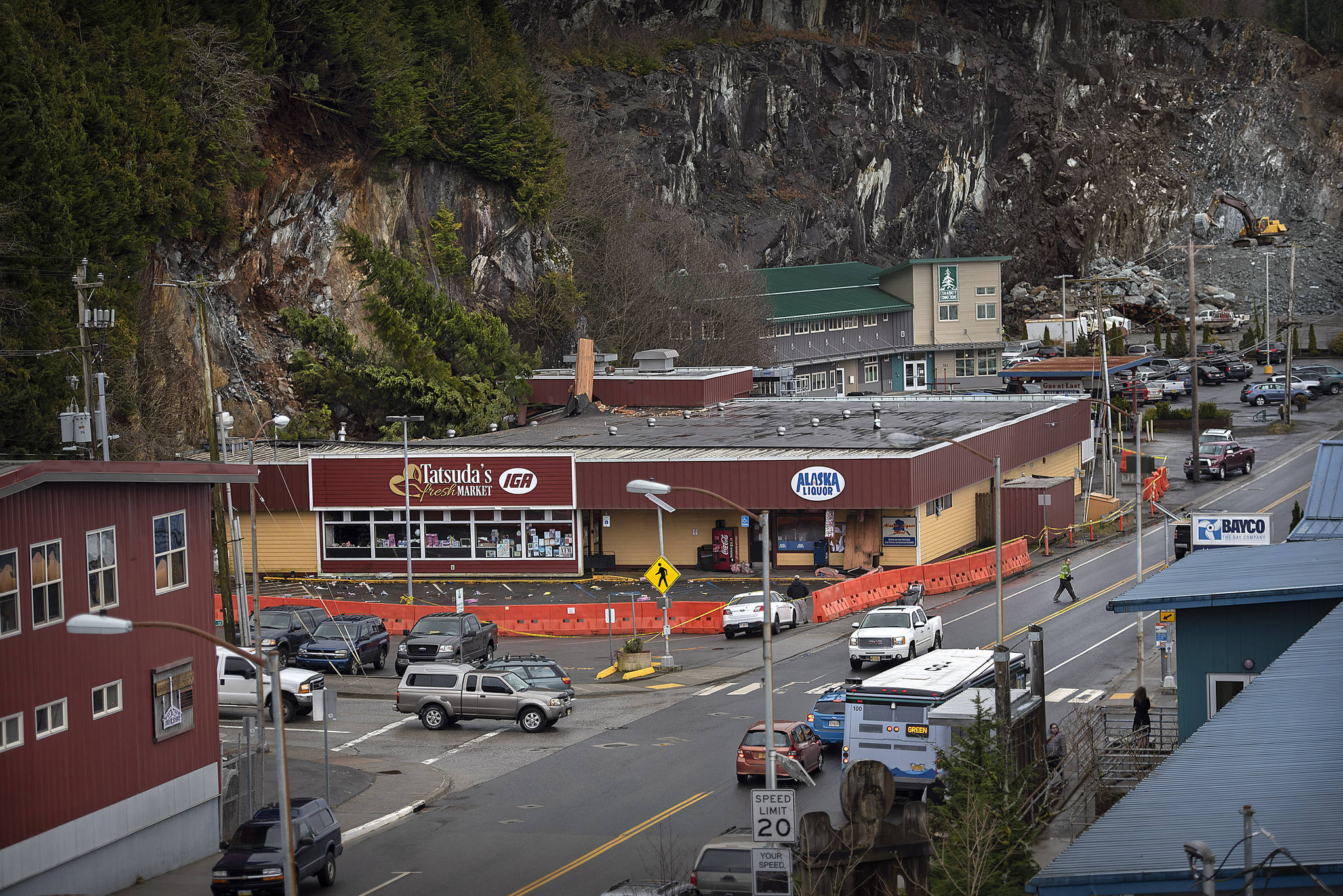 Landslide demolishes Ketchikan grocery store; no one injured