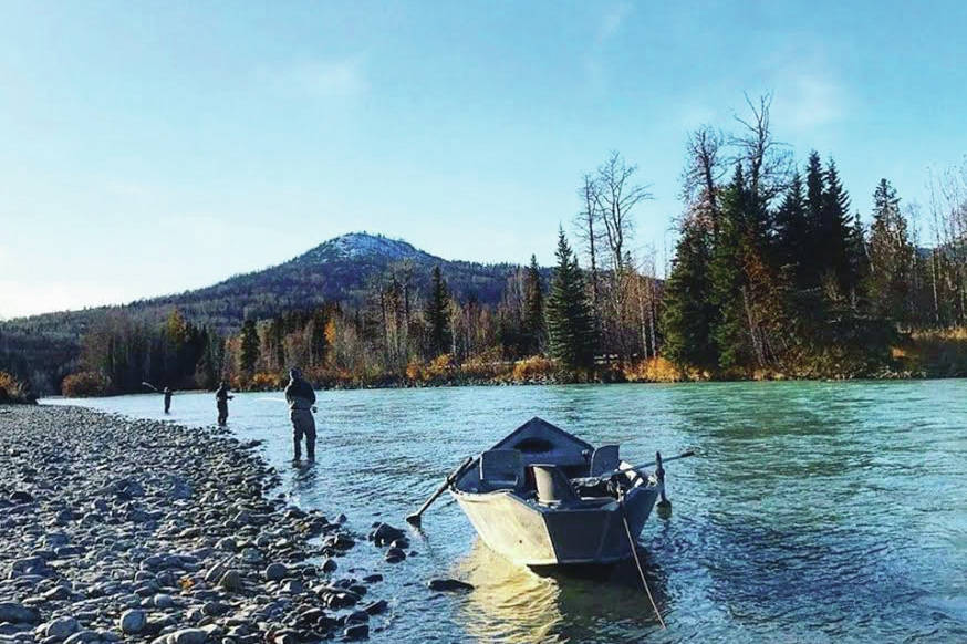 Anglers can be seen fishing on the Kenai Peninsula in this undated photo. (Photo by Callie Ian/Courtesy of Kenai Peninsula Tourism Marketing Council)