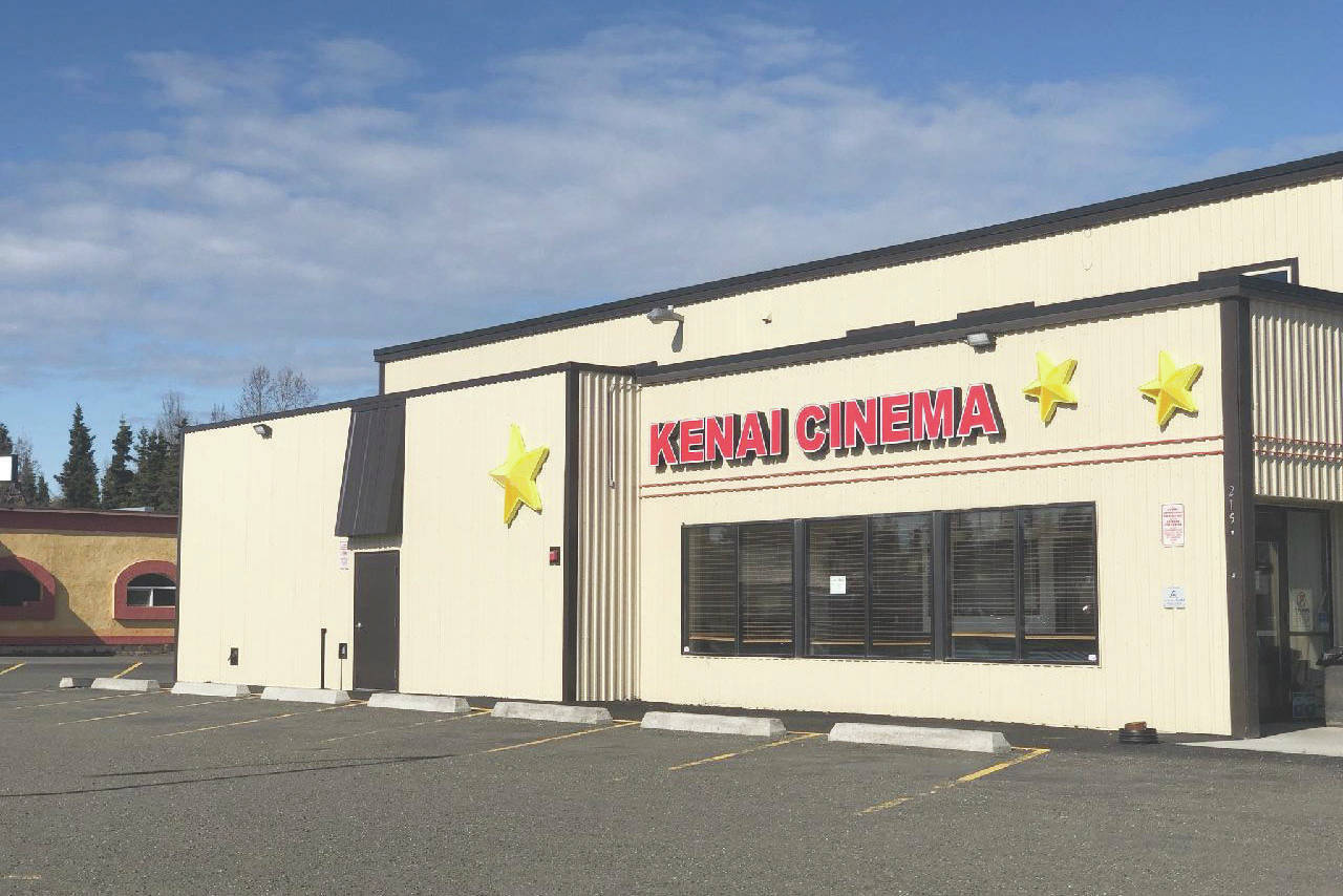Kenai Cinemas is seen on Monday, May 11, 2020 in Kenai, Alaska. Kenai Cinemas will reopen Friday, May 15, after being forced to close for two months in accordance with state health mandates. (Photo by Victoria Petersen/Peninsula Clarion)