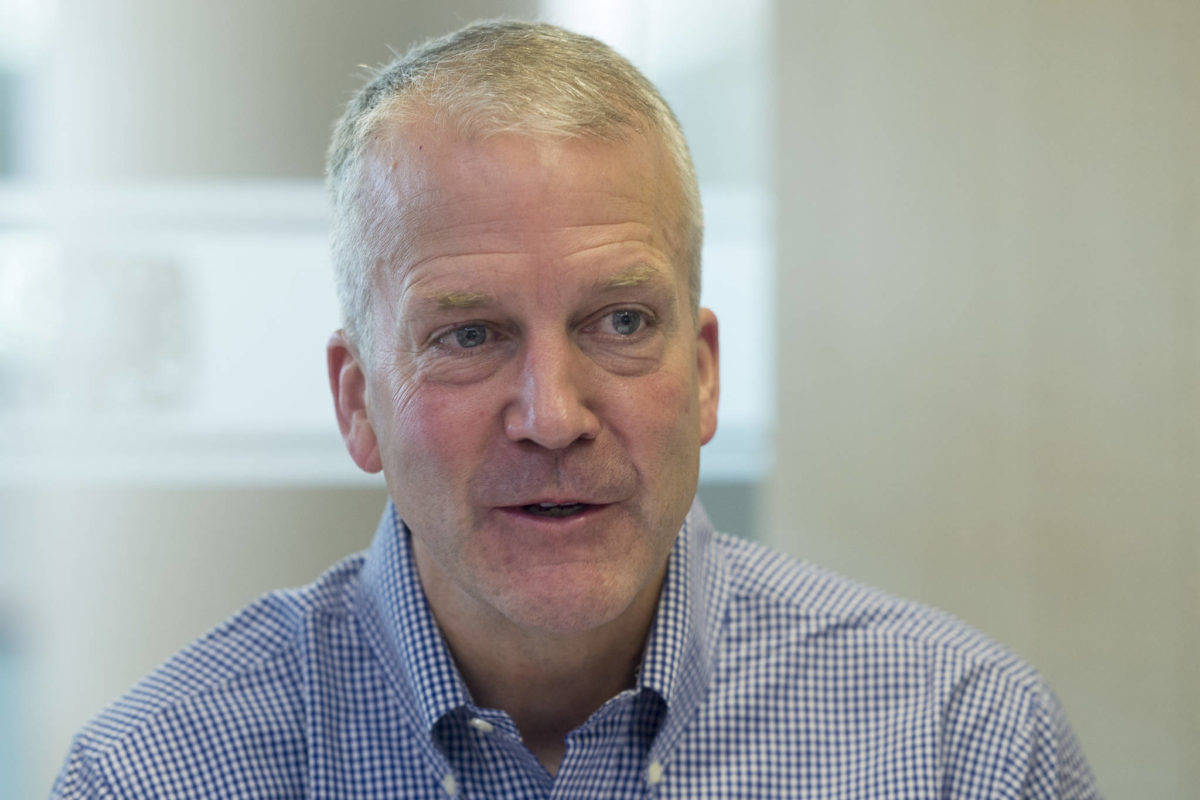 U.S. Sen. Dan Sullivan, R-Alaska, speaks during an interview at the Juneau Empire on Monday, Aug. 5, 2019. (Michael Penn | Juneau Empire File)