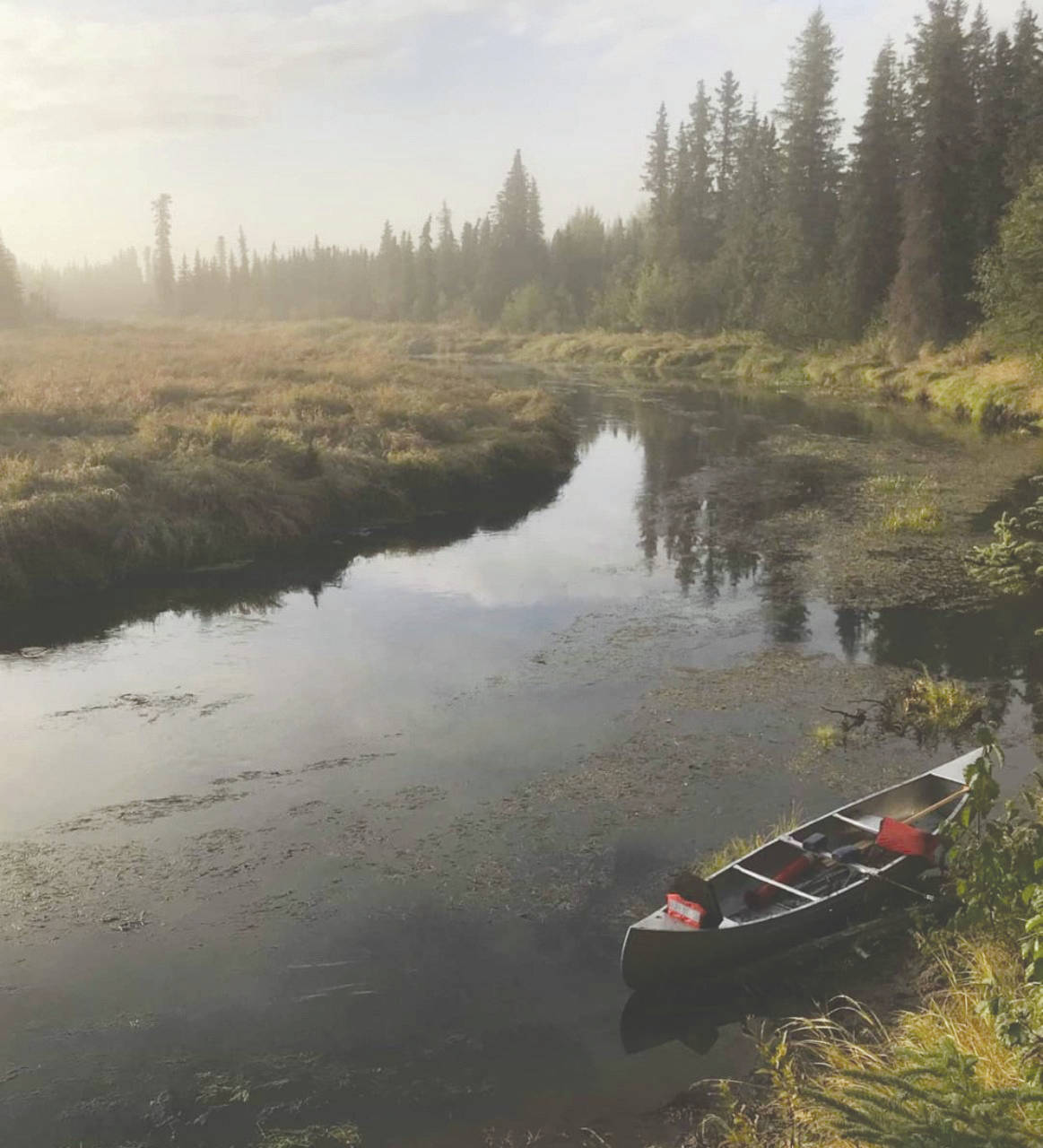 In addition to hiking trails, the Kenai National Wildlife trail crew maintains canoe trails in the Swanson and Swan canoe trail routes as well as the Swanson River. (Photo by Kasey Renfro/Kenai National Wildlife Refuge)