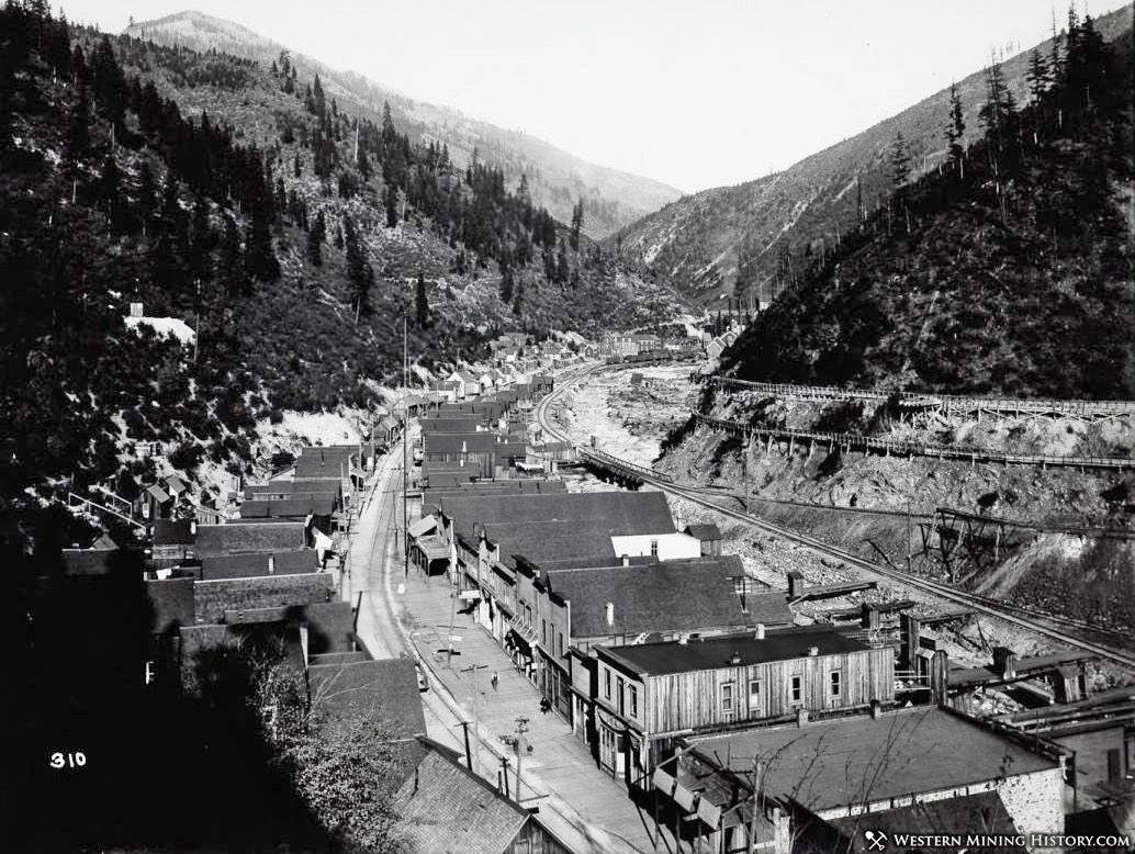 Photo from the Western Mining History website via Clark Fair
A 1909 photo of Gem, Idaho, the mining town — now a ghost town — where Beverly Christensen (nee Cox) was born two years earlier.