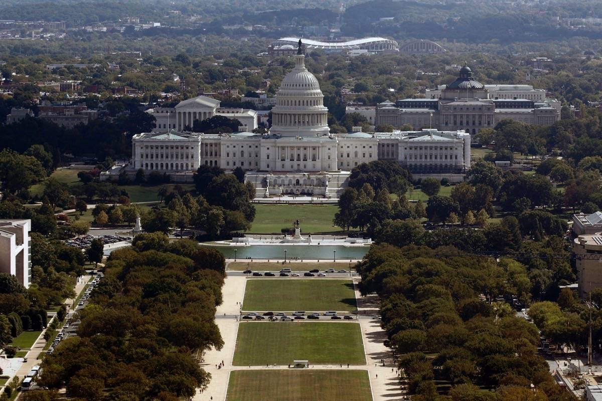 This Sept. 18, 2019, file photo shows the view of the U.S. Capitol building from the Washington Monument in Washington. (File photo by THE ASSOCIATED PRESS)