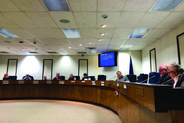 Photo by Victoria Petersen/Peninsula                                The Kenai Peninsula Borough Assembly meets on Tuesdays inside in the Kenai Peninsula Borough Betty J. Glick Assembly Chambers, on Tuesday, Jan. 7, 2019, in Soldotna, Alaska.