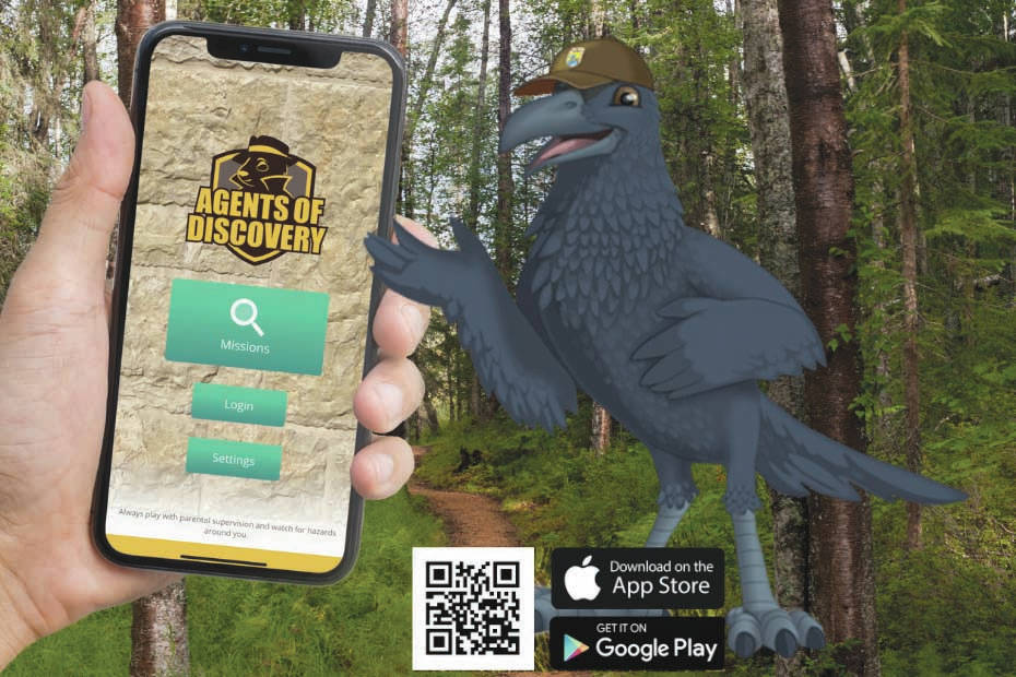 A promo screen for the app “Agents of Discovery.” (Photo provided by Kenai National Wildlife Refuge)