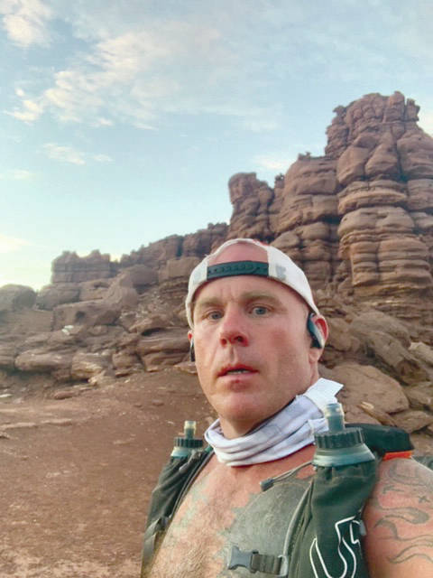 Photo by Eric Thomason Kenai’s Eric Thomason competed in the Moab 240 Endurance Run from Oct. 9 to 13 near Moab, Utah.