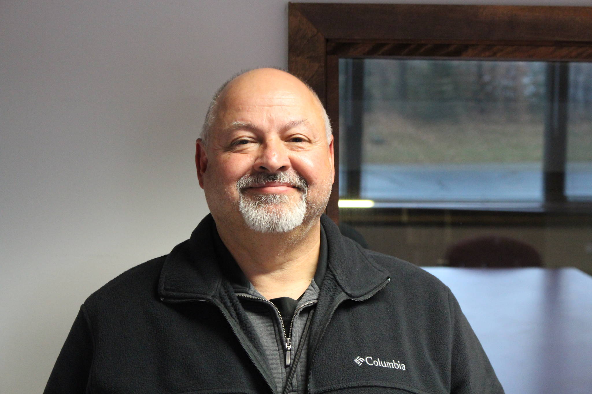 James Baisden, who is running to represent Alaska’s 30th District in the State House of Representatives, is seen here in Kenai, Alaska on Oct. 14, 2020. (Photo by Brian Mazurek/Peninsula Clarion)