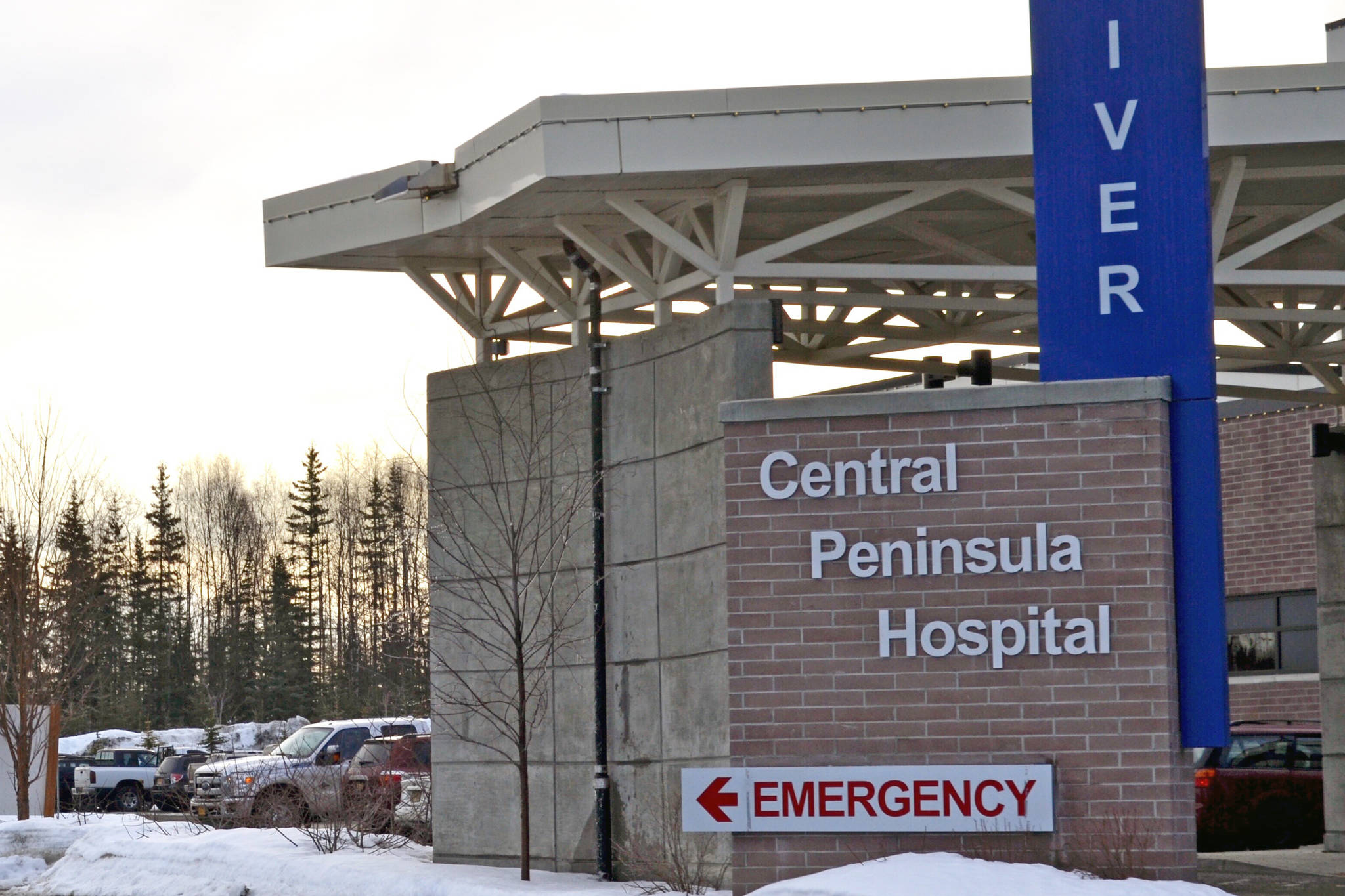 Central Peninsula Hospital as seen March 26, 2020, in Soldotna, Alaska. (Victoria Petersen/Peninsula Clarion)