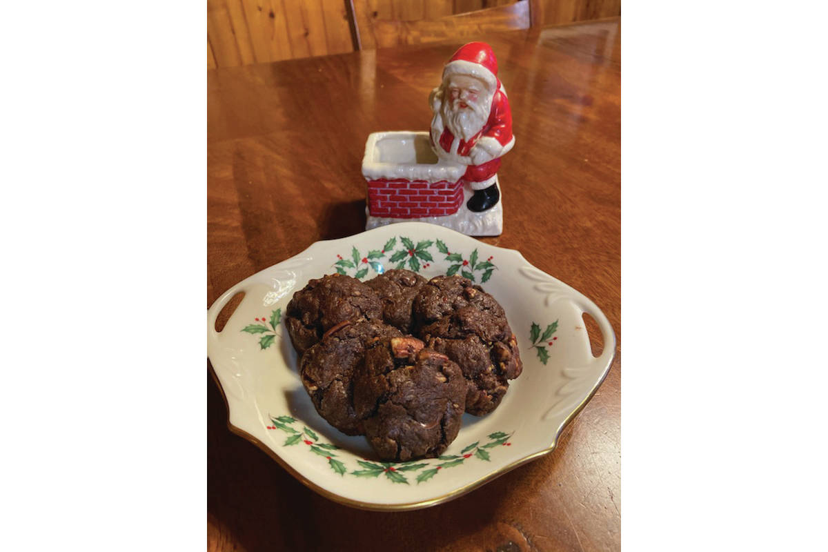 Teri Robl's German chocolate cookies, as seen here on Monday, Dec. 7, 2020, in the kitchen of her Homer, Alaska, home. (Photo by Teri Robl)