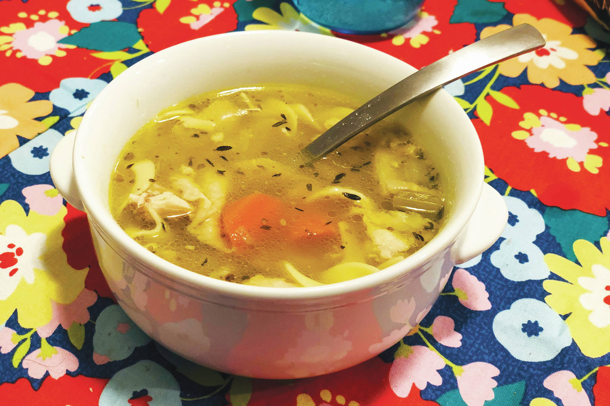 Victoria Petersen / Peninsula Clarion
Chicken noodle soup is a bowl of comfort during challenging times.
