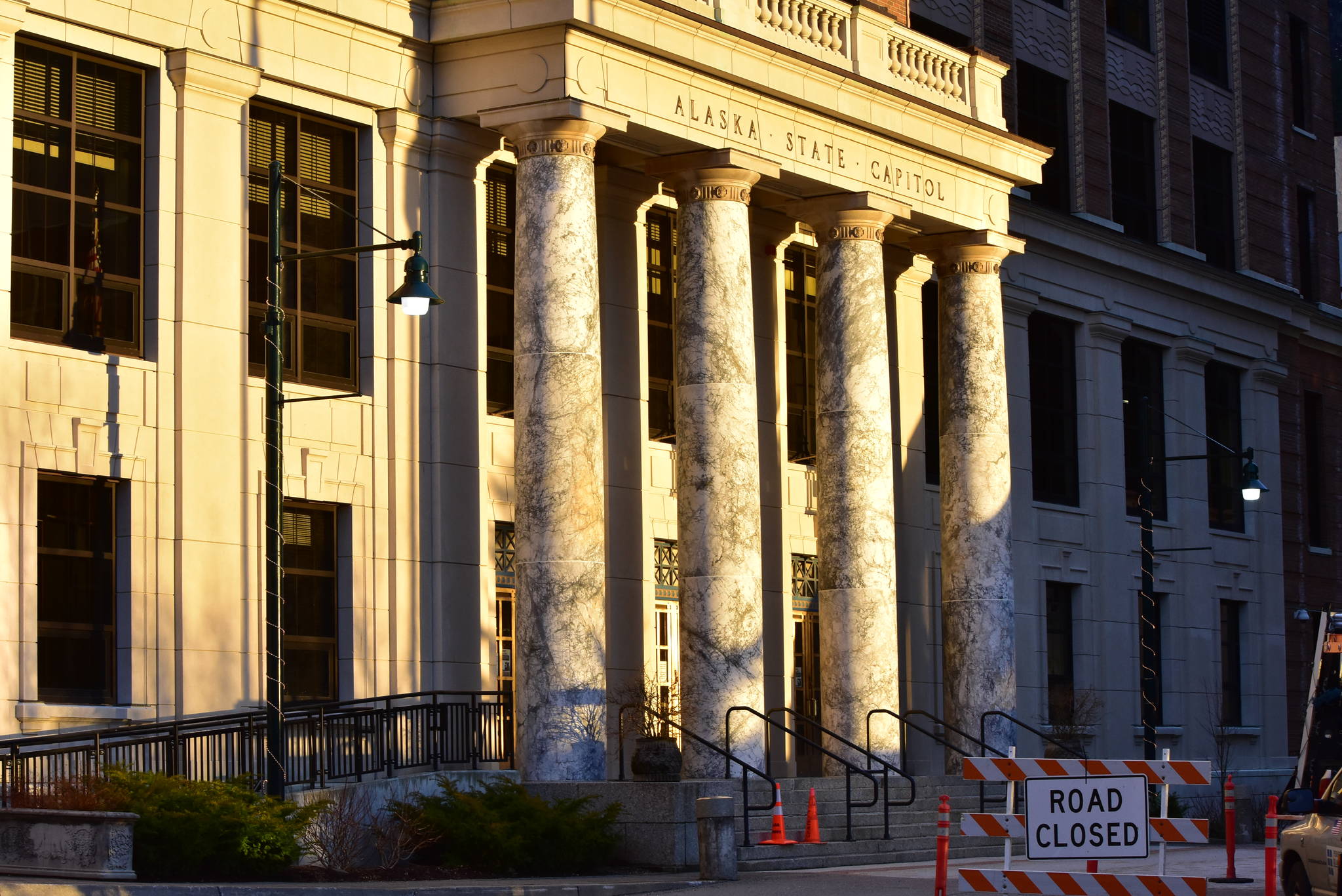 The Juneau Police Department and other law enforcement agencies say they are prepared for the possibility of political violence at the Capitol building on the day of the presidential inauguration. (Peter Segall / Juneau Empire)