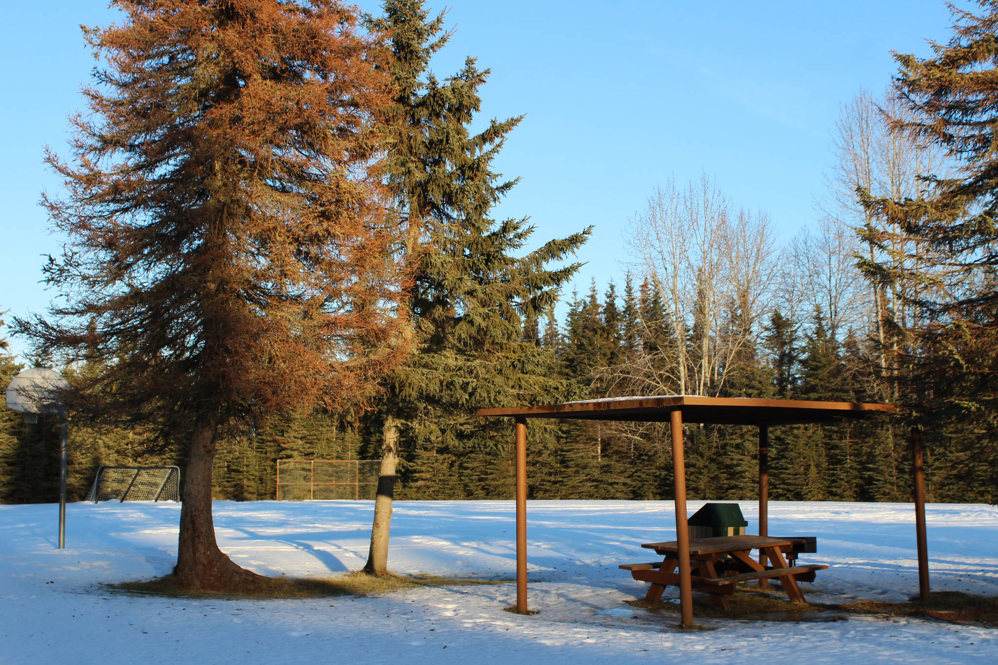 4th Avenue Park is seen on Tuesday, Jan. 19 in Kenai, Alaska. (Ashlyn O'Hara/Peninsula Clarion)