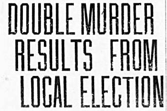 This headline about the killings in Kenai appeared in the Cordova Daily Times four days after the incident.