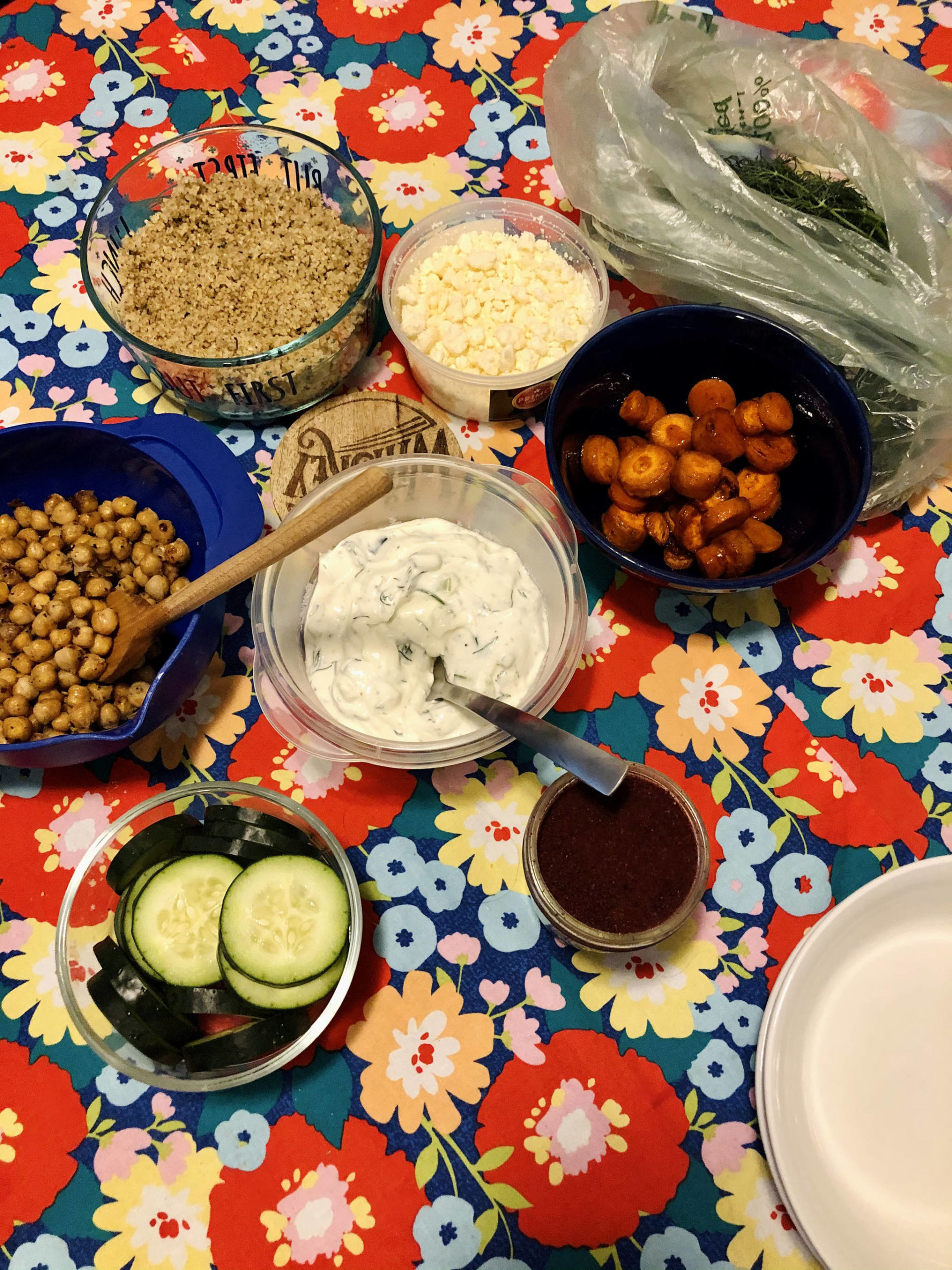 Grain bowls can be made with elements of your favorite food and flavors, photographed on Feb. 3, 2021, in Anchorage, Alaska. (Photo by Victoria Petersen/Peninsula Clarion)