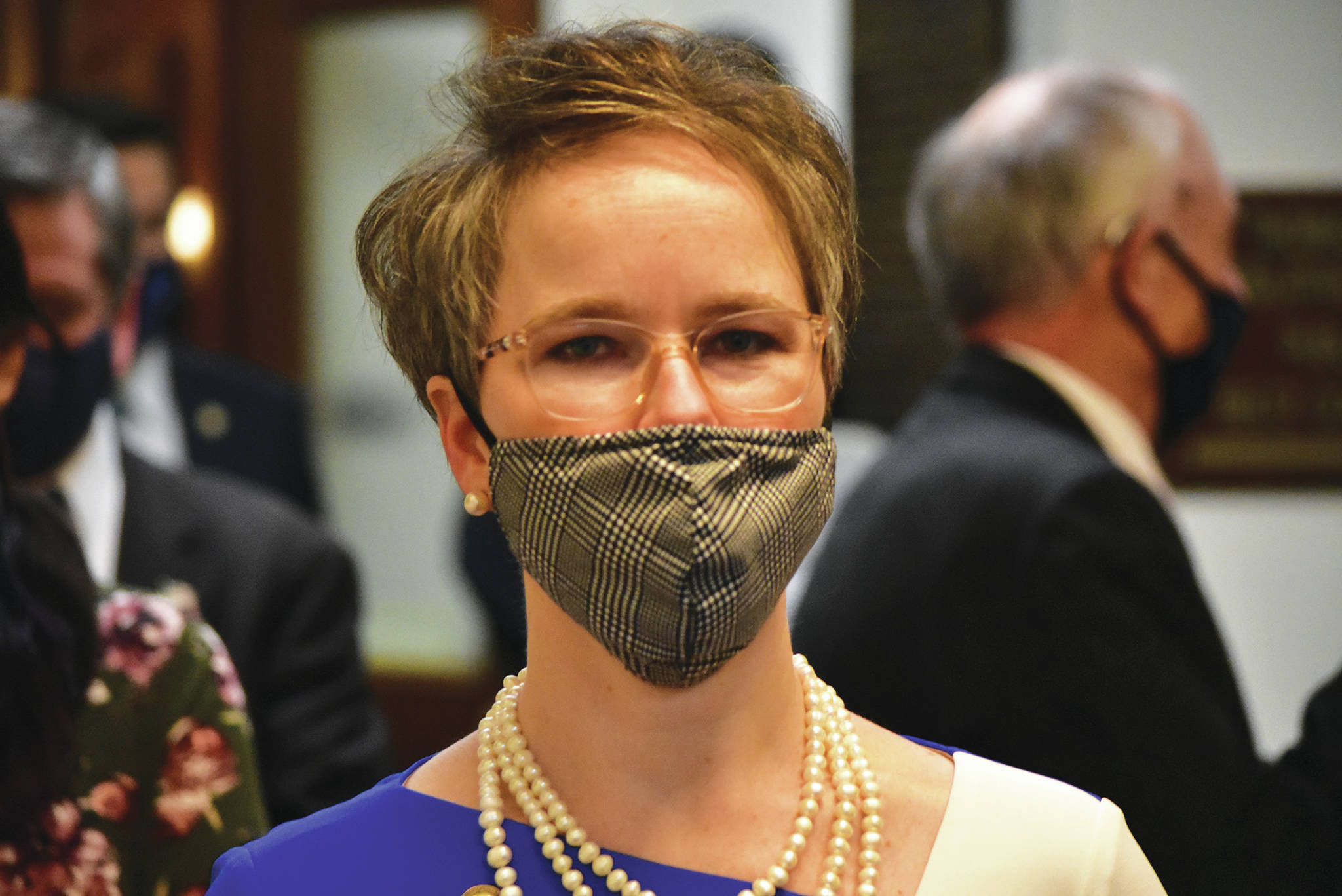 Rep. Sarah Vance (R-Homer) in the Alaska Capitol on Feb. 11, 2021 in Juneau, Alaska. (Photo by Peter Segall/Juneau Empire)