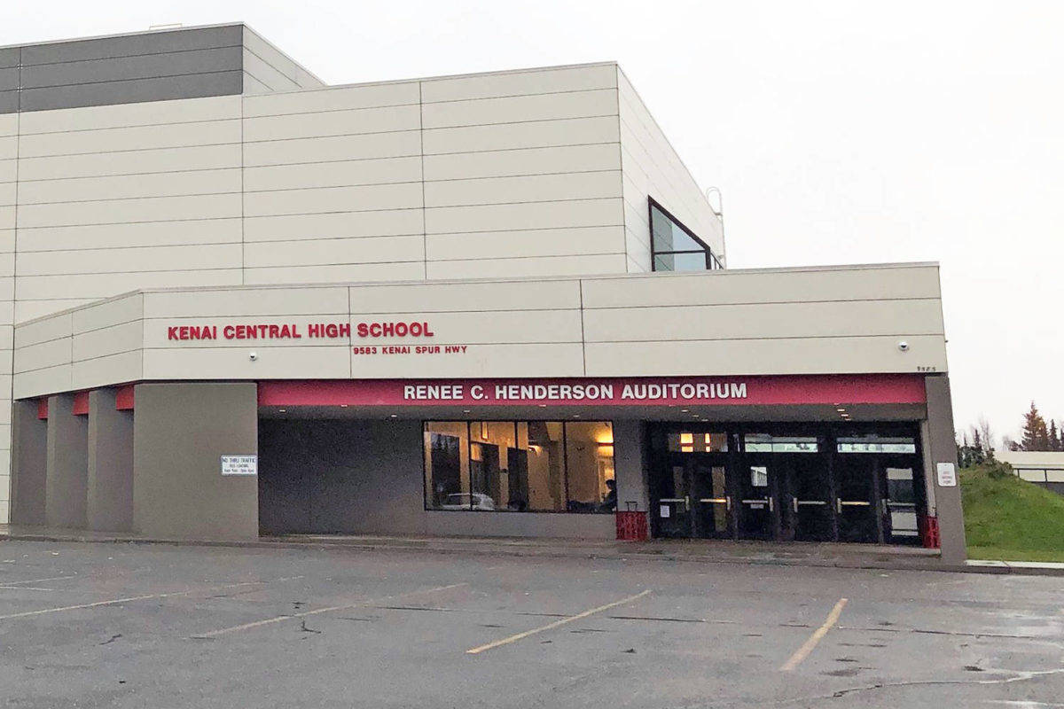 Kenai Central High School is seen in this 2018 photo in Kenai, Alaska. (Photo by Victoria Petersen/Peninsula Clarion)