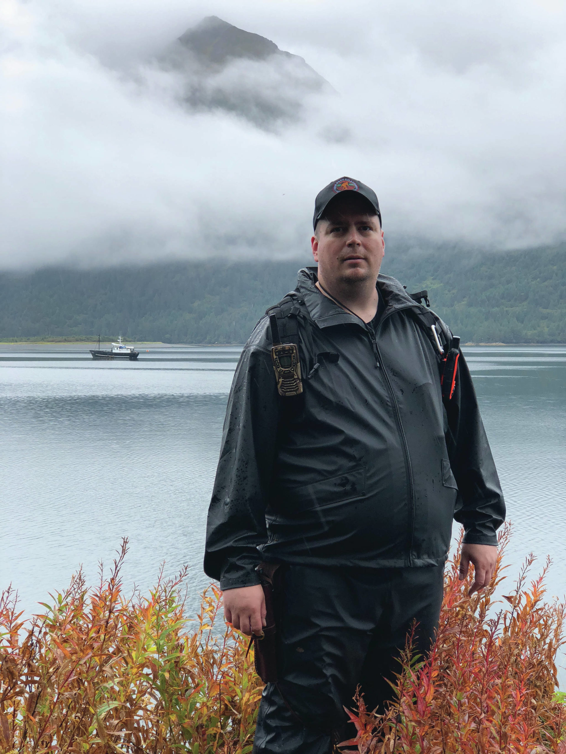 Larry Baxter of Homer was in Port Chatham in 2018 as a consultant for Extreme Expeditions Northwest LLC for the filming of the documentary “In Search of Port Chatham Hairy Man.” Travel to and from Homer was aboard the Homer-based research vessel Puk-Uk. Photo provided by Larry Baxter.