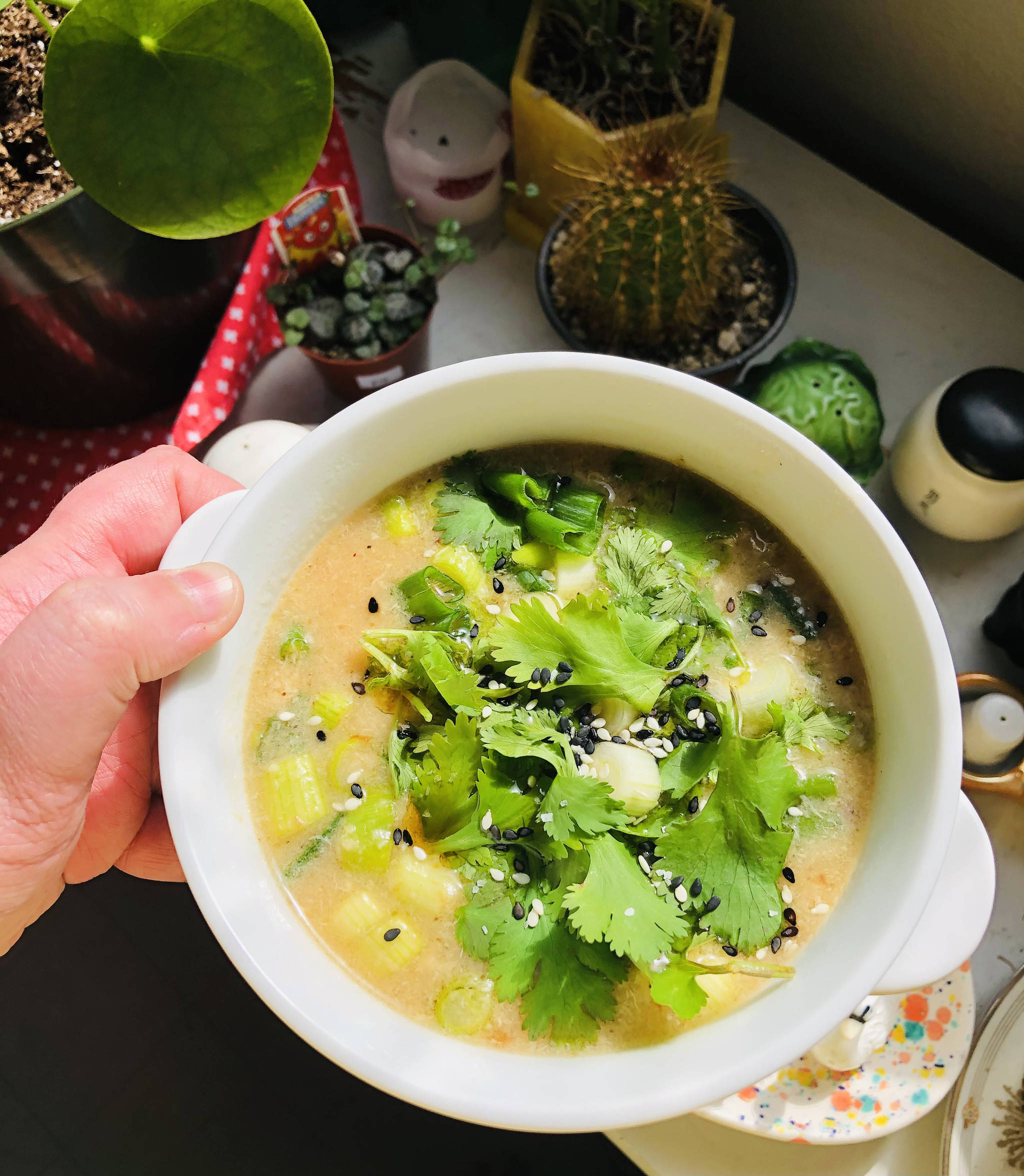 Hot and sour soup closes out a dark and cold winter, photographed on Tuesday, April 20, 2021, in Anchorage, Alaska. (Photo by Victoria Petersen/Peninsula Clarion)