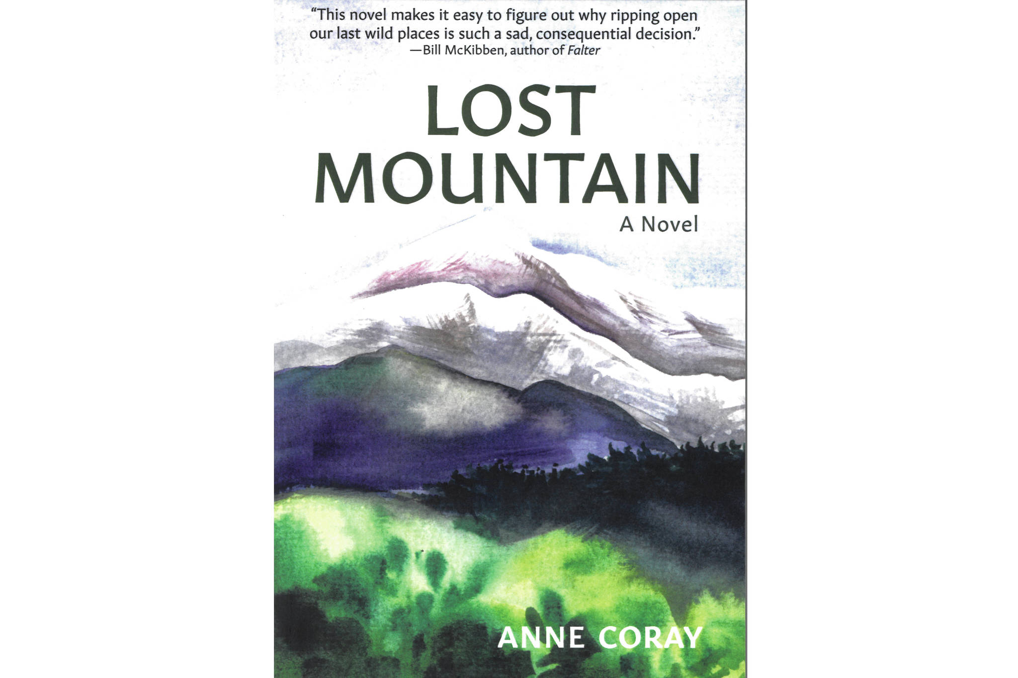 The cover of Anne Coray's novel, "Lost Mountain."