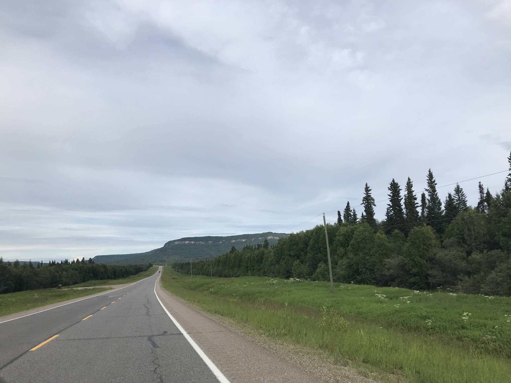 The Alaska Highway on July 15, 2020. (Photo by Camille Botello/Peninsula Clarion)
