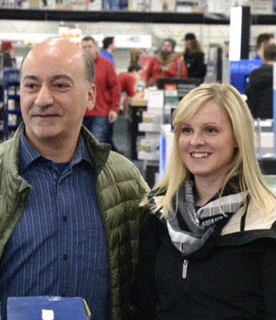 Former Alaska representative Les Gara, left, and Amanda Metivier, associate director of the Child Welfare Academy. (courtesy)