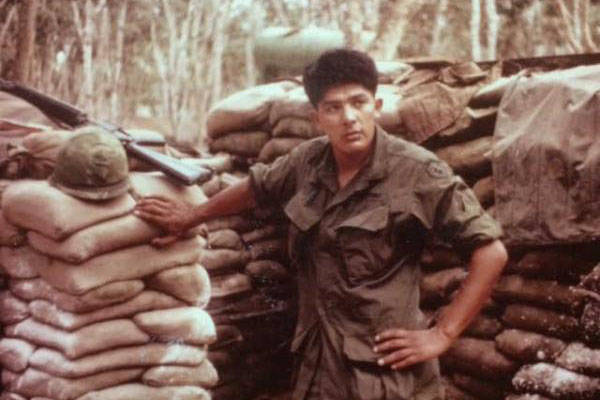 George Bennett pictured shortly after arriving in Vietnam in 1967. Mr. Bennett served in the 2/12th Infantry 3rd Brigade, 25th Infantry Division and was assigned to Dau Tieng Base Camp. (Photo courtesy George Bennett, Sr.)