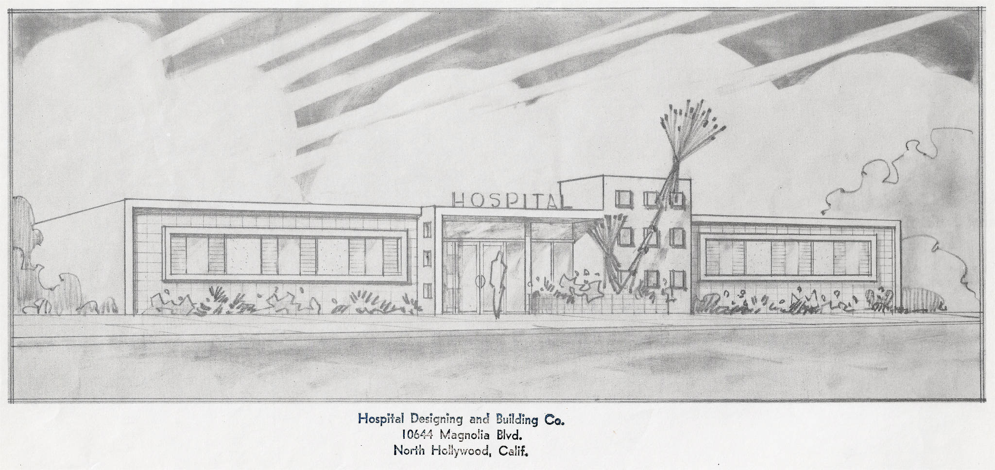 Document courtesy of the Isaak family
This 1963 drawing, based on ideas put forth by Dr. Paul Isaak, provides an early architectural concept for a proposed hospital on the central Kenai Peninsula.