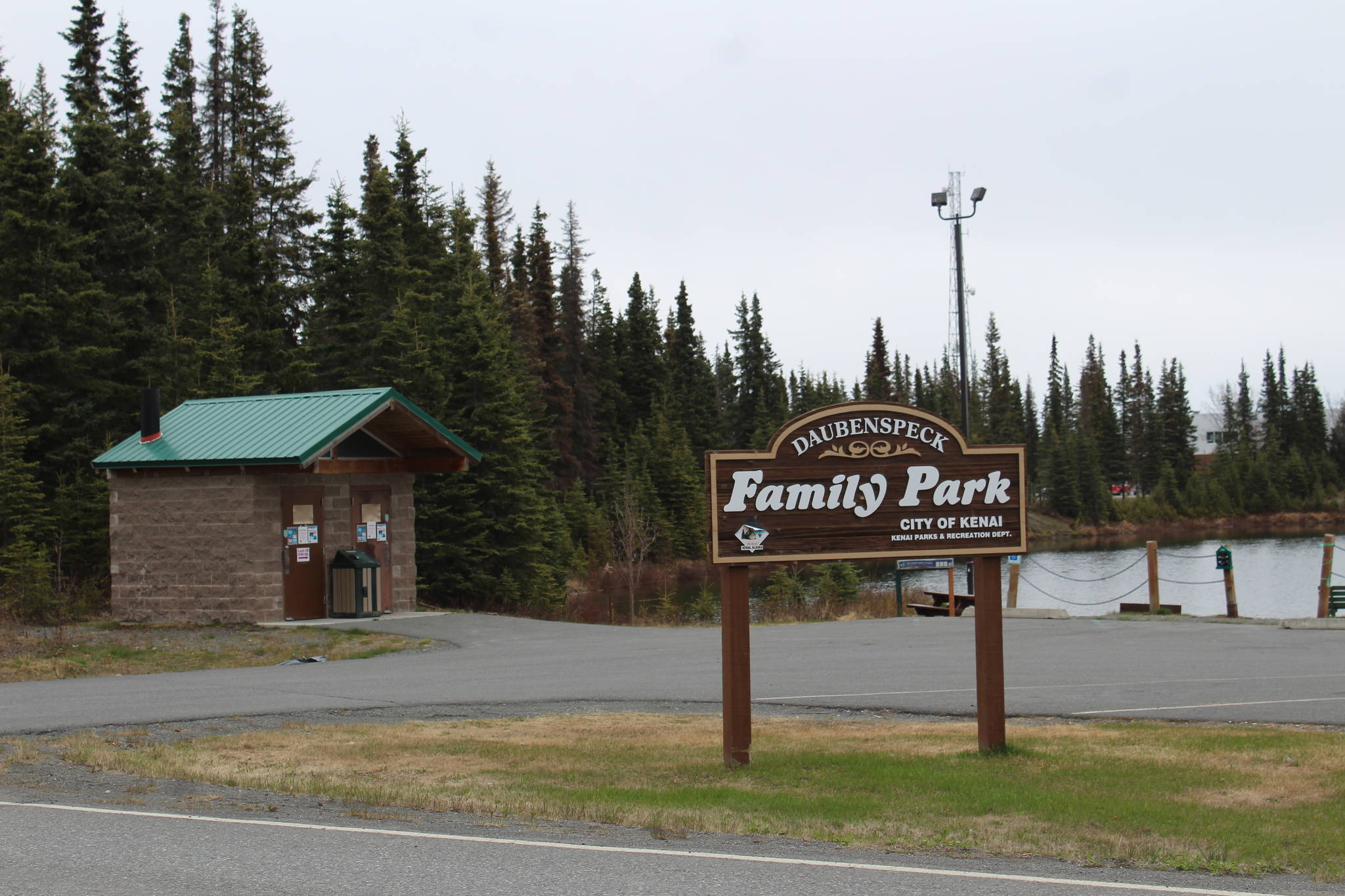Daubenspeck Park is seen on Thursday, May 20, 2021 in Kenai, Alaska. (Ashlyn O’Hara/Peninsula Clarion)
