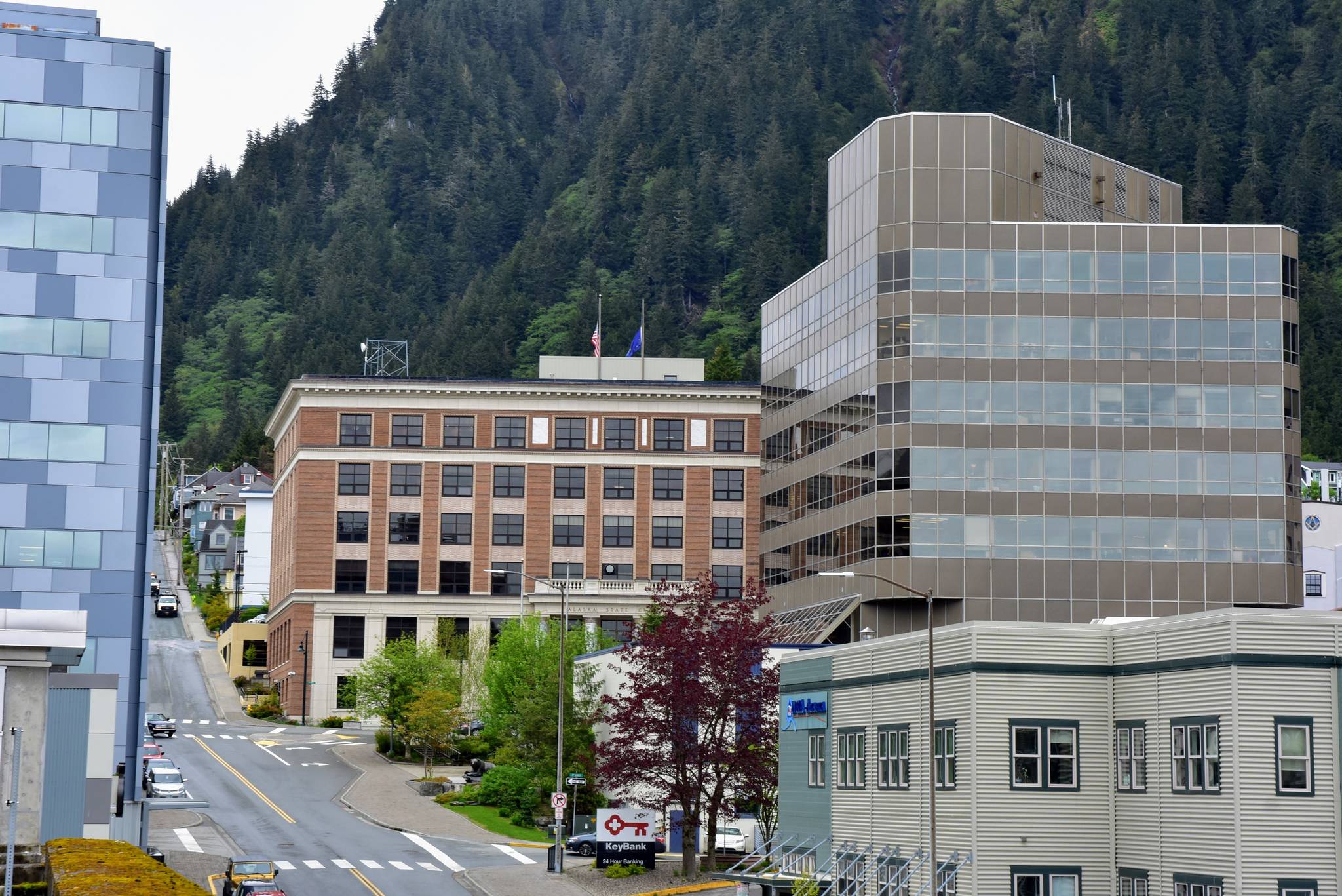 The Alaska State Capitol was quiet on Friday, May 28, 2021, as several lawmakers returned to their home districts for the Memorial Day weekend. Negotiations on the state's budget won't begin again until Tuesday, June 1. (Peter Segall / Juneau Empire)