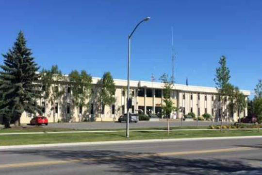 The Kenai Peninsula Borough Administration building in Soldotna, Alaska. (Peninsula Clarion file photo)