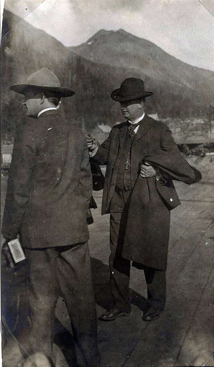Dr. Charles Leslie Hale (left) in 1905 became the second-ever dentist to take up residence in Seward. (Photo courtesy of Resurrection Bay Historical Society)