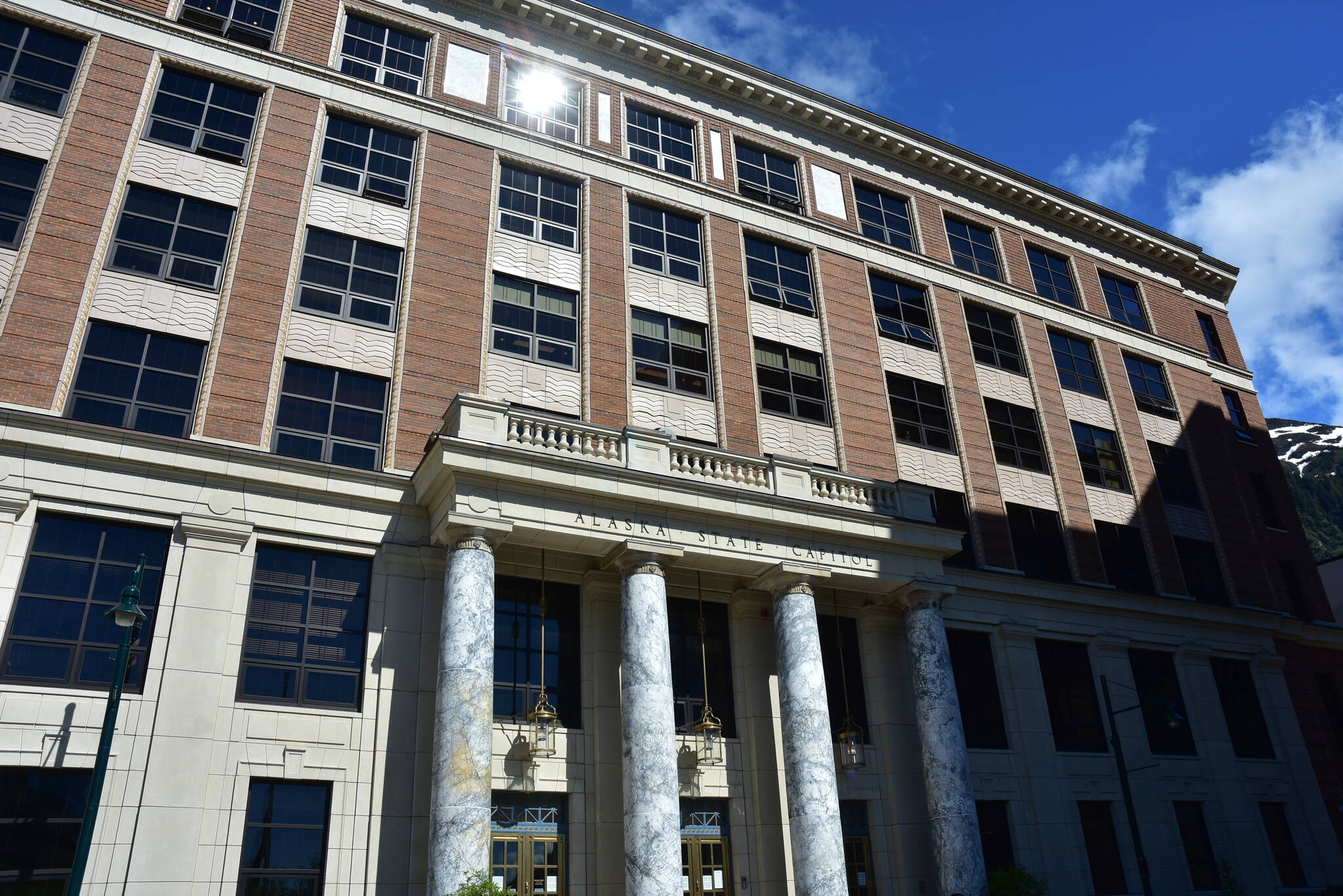 Lawmakers at the Alaska State Capitol, seen here in this Jun. 7, file photo, heard a bill that would make it easier for hospitals to hire workers from other states on Tuesday, with only a week left in the Legislature's third special session of the year. (Peter Segall / Juneau Empire file)