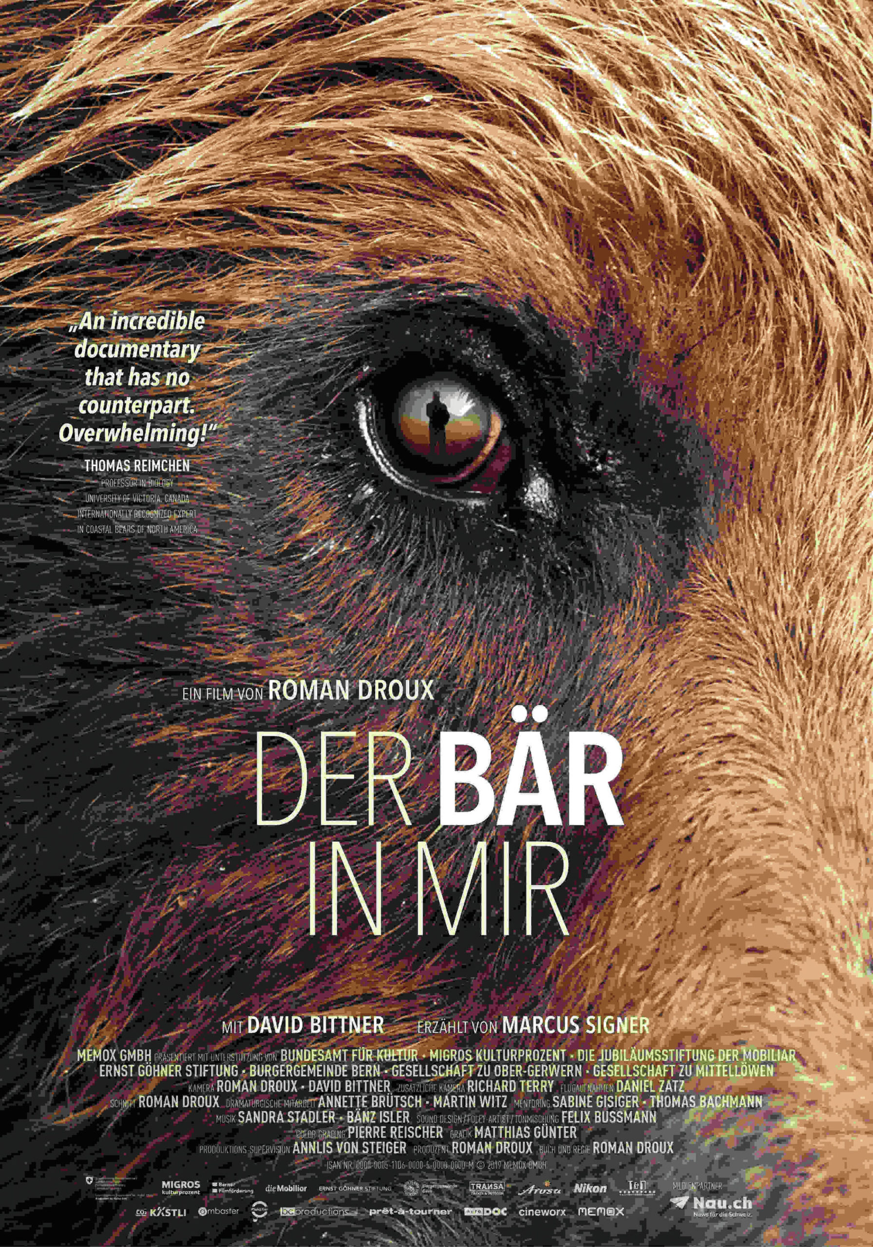 The poster for “Der baer in mir (the Bear in Me)” showing at the 17th annual Homer Documentary Film Festival. (Photo provided)