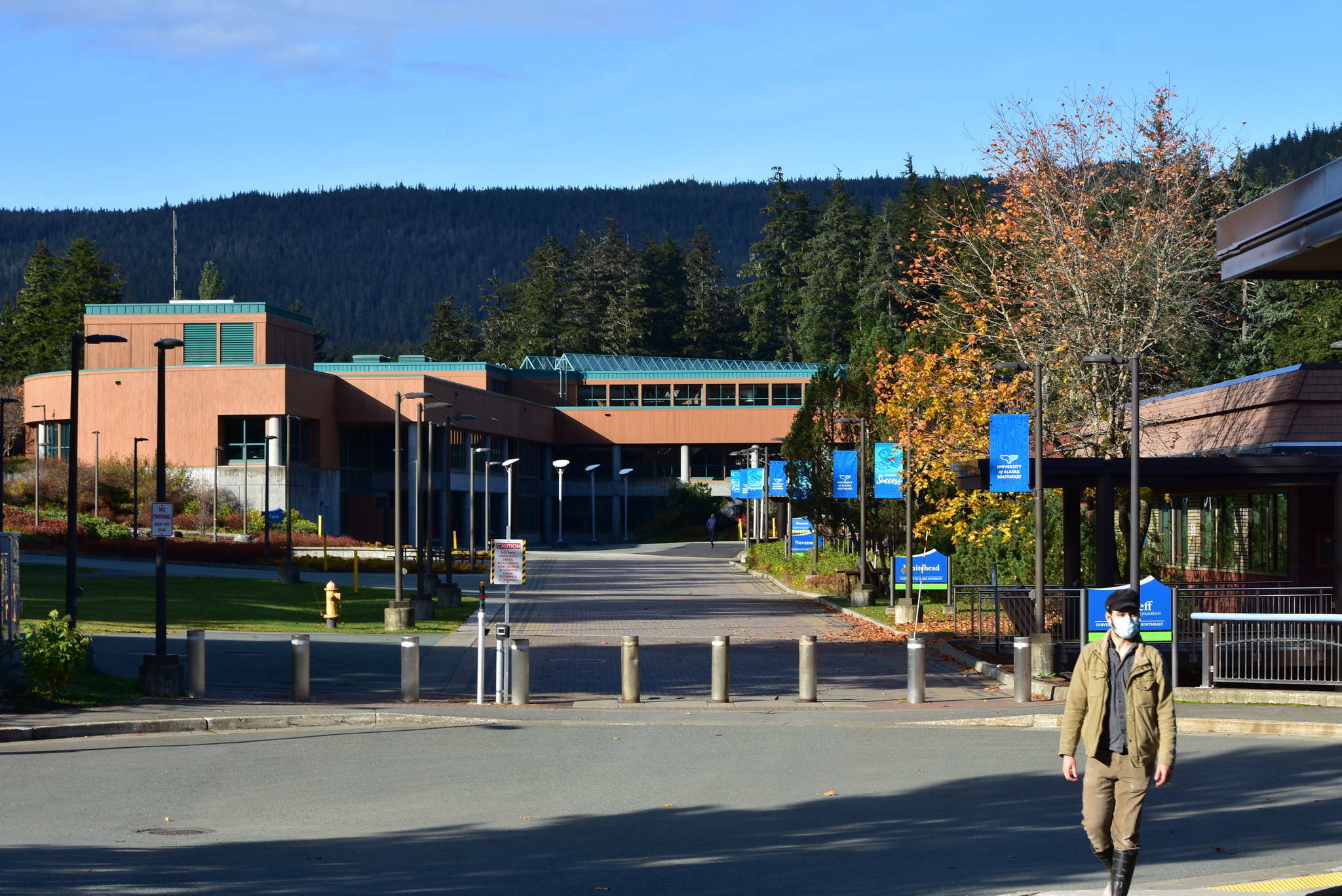 Peter Segall / Juneau Empire file
This October 2020 file photo shows the University of Alaska Southeast Campus, which doesn’t currently have a broad COVID-19 vaccine mandate but UA President Pat Pitney said Monday one would have to come eventually.