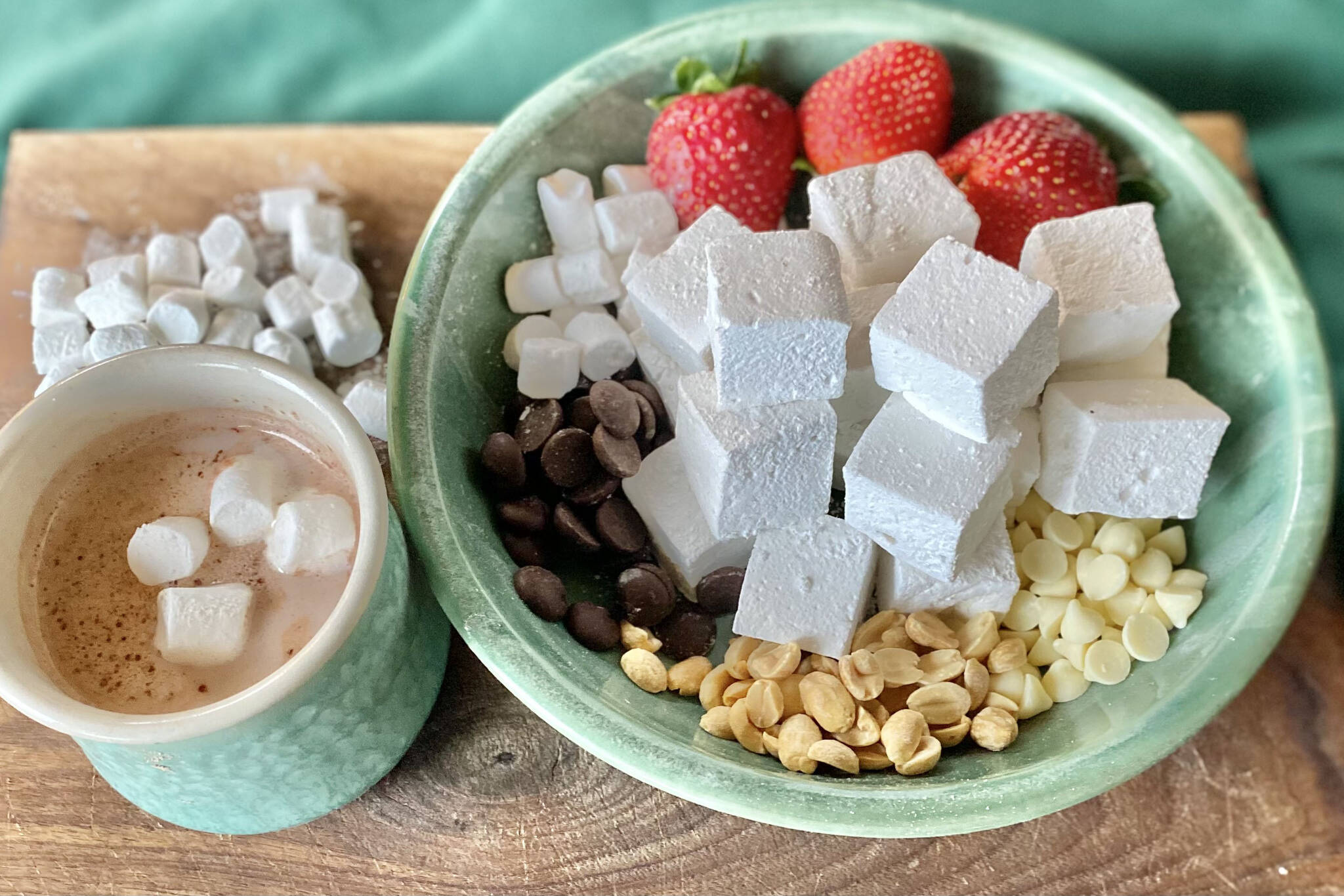 This spectacular and simple marshmallow recipe is an easy way to wow at holiday potlucks. (Photo by Tressa Dale/Peninsula Clarion)