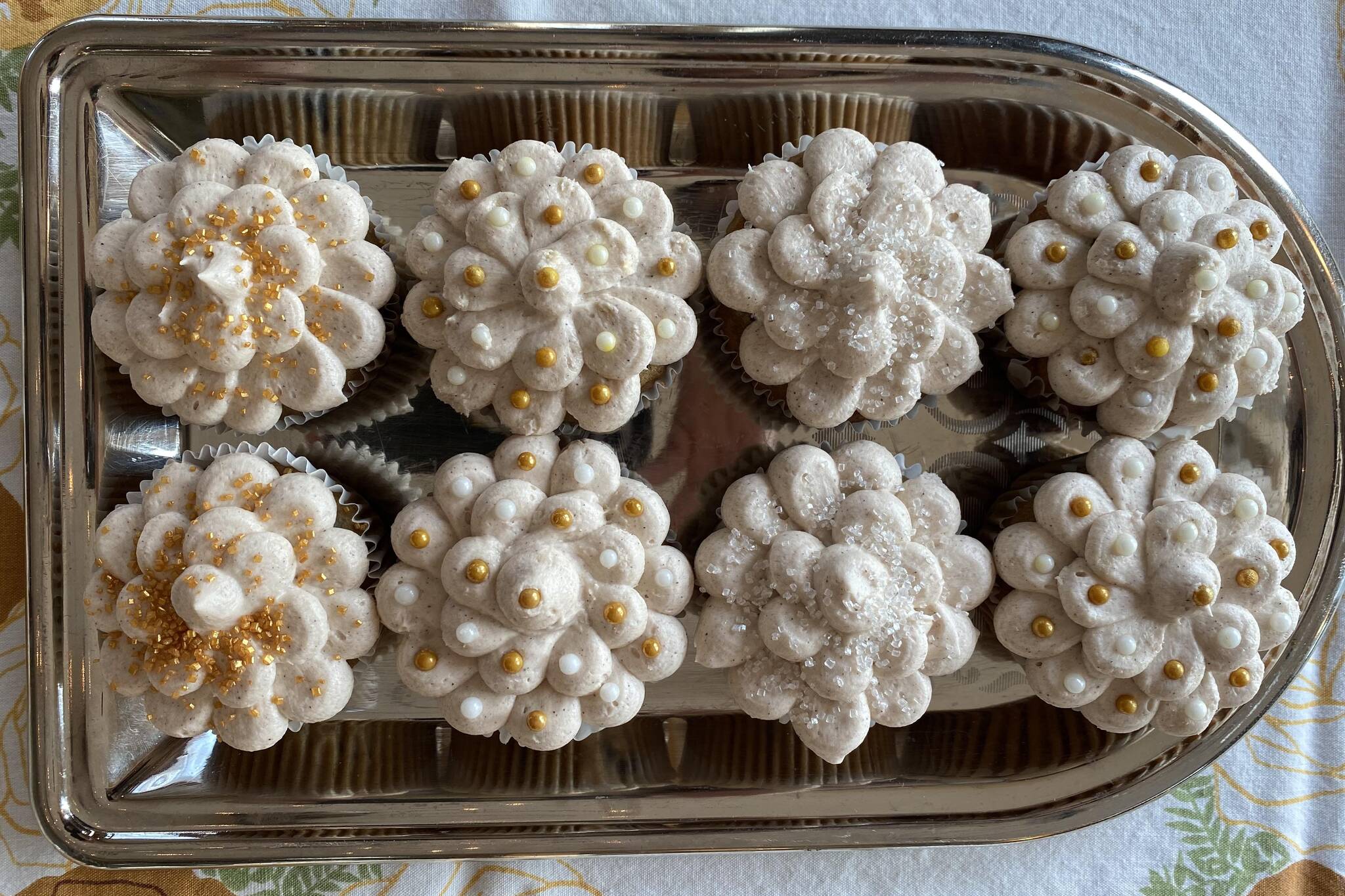 Make pumpkin chocolate chip with cinnamon buttercream cupcakes for a decadent fall treat. (Photo by Tressa Dale/Peninsula Clarion)