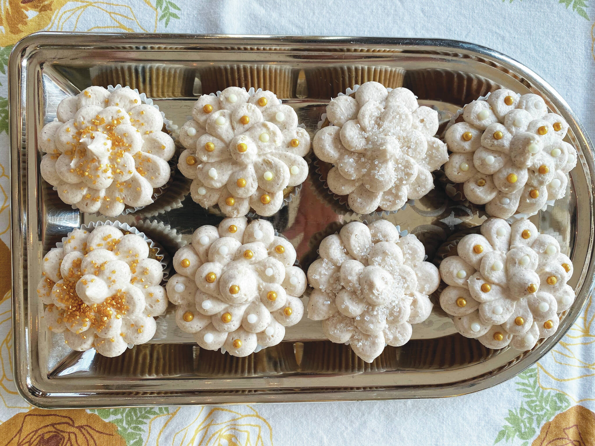 Make pumpkin chocolate chip with cinnamon buttercream cupcakes for a decadent fall treat. (Photo by Tressa Dale/Peninsula Clarion)