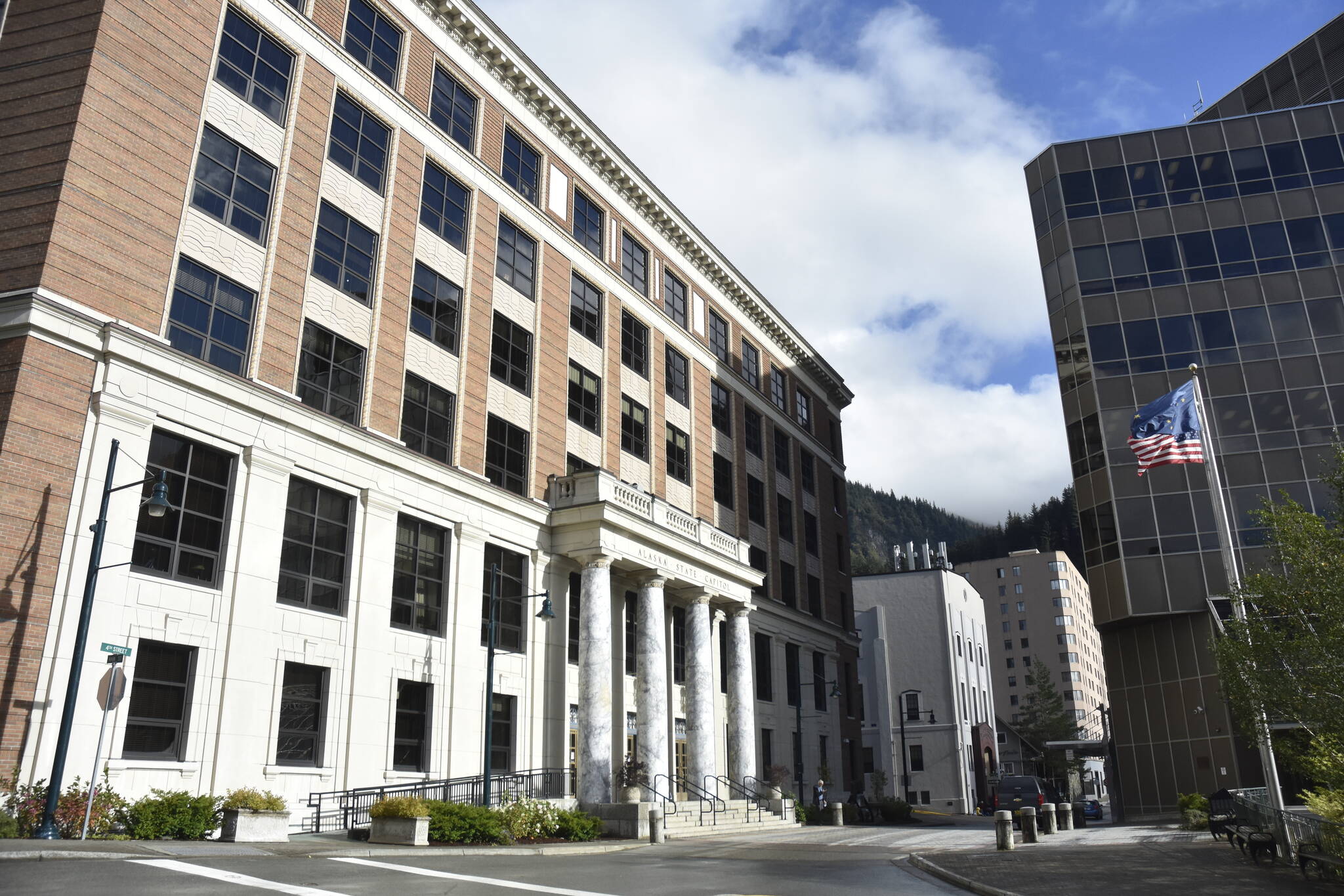 This photo shows the Alaska State Capitol. The Capitol will be the site of a committee hearing next month that will focus on the recent firing of Alaska Permanent Fund Corp. CEO Angela Rodell. (Peter Segall / Juneau Empire File)