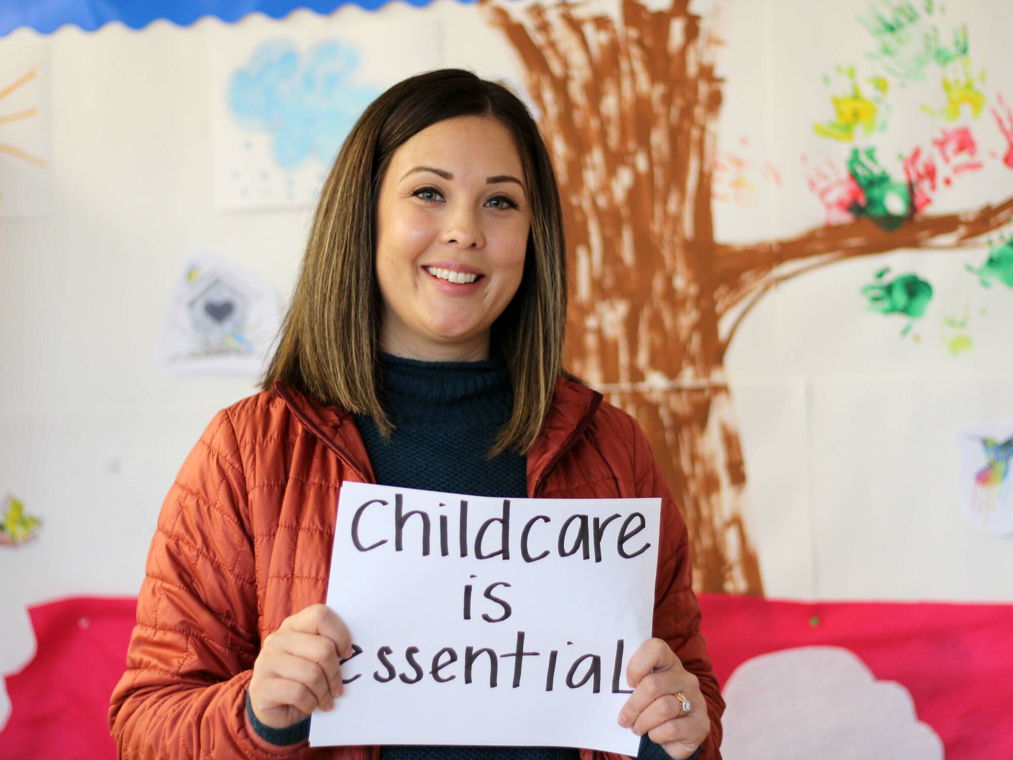 Dana Zigmund / Juneau Empire
This photo shows Kayla Svinicki, director and owner of Little Moon Child Care on Friday. Svinicki said that providing child care is essential but that the economics of the situation make the work difficult. She said she hopes the country starts to treat child care as part of the nation’s infrastructure.