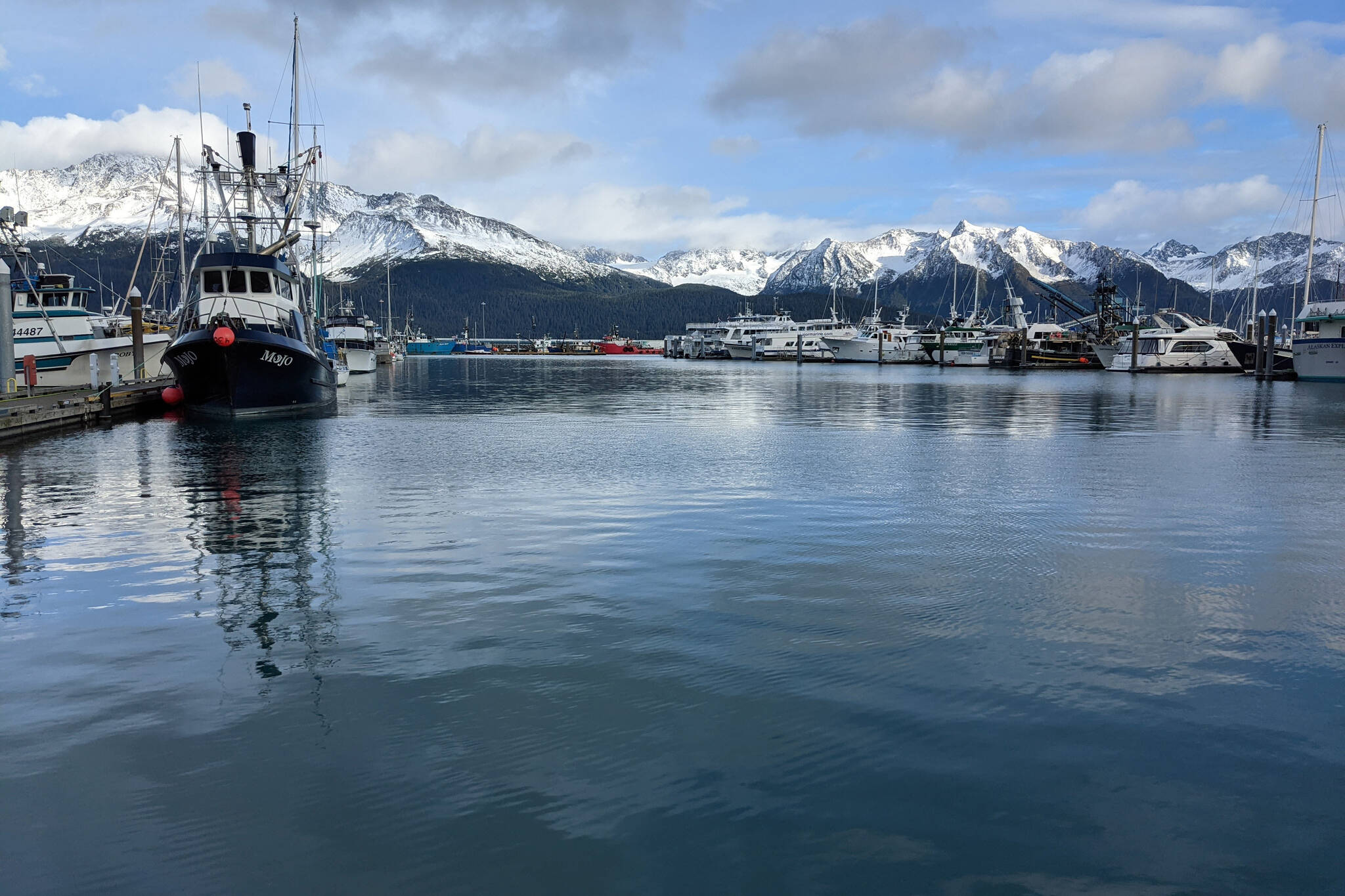 The Seward Boat Harbor can be seen on Sept. 24, 2021, in Seward, Alaska. (Photo by Erin Thompson/Peninsula Clarion)