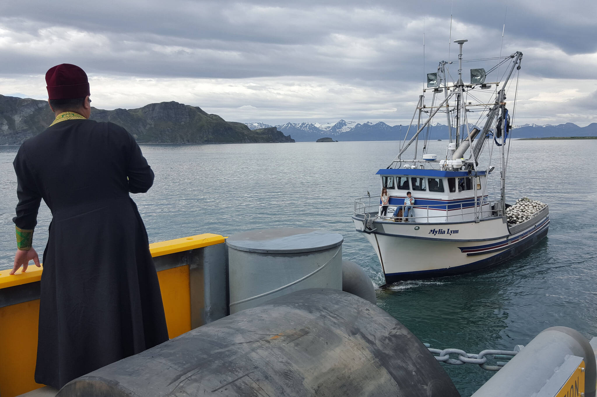 A fishing boat can be seen in the summer of 2017. (Photo courtesy of Axel Kopun)