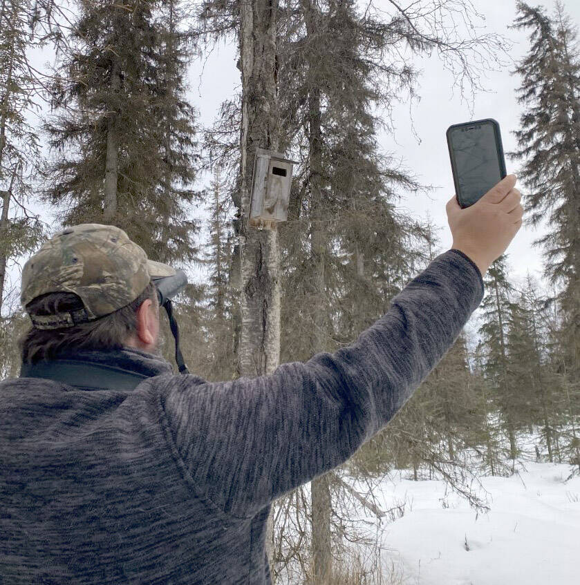 The use of birding apps and iPhones to play songs has become a popular way to locate target species. (Photo by L. Eskelin/USFWS)